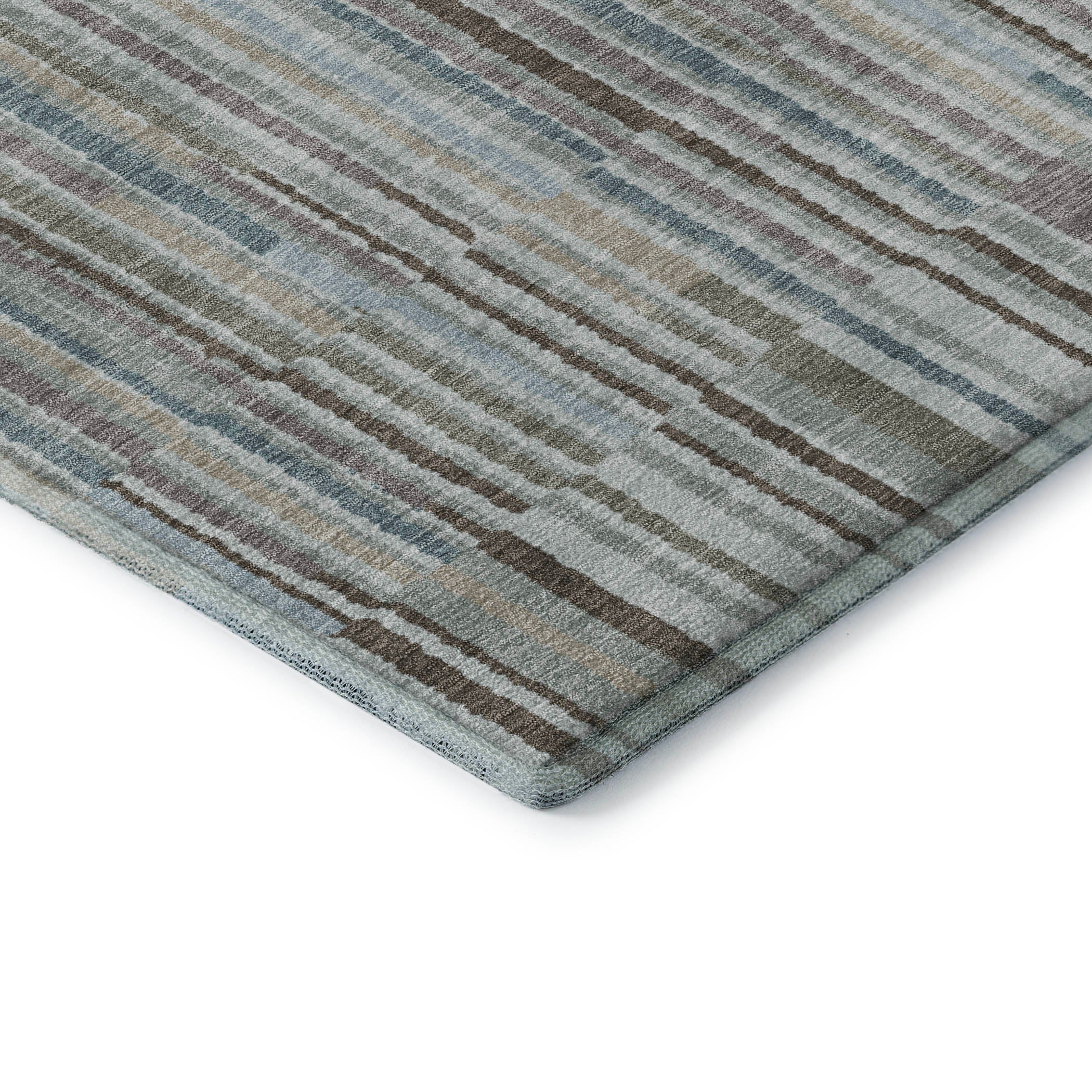 Cusco Machine Washable Transitional Teal Rug 1'8" x 2'6" #shape_Rectangle
