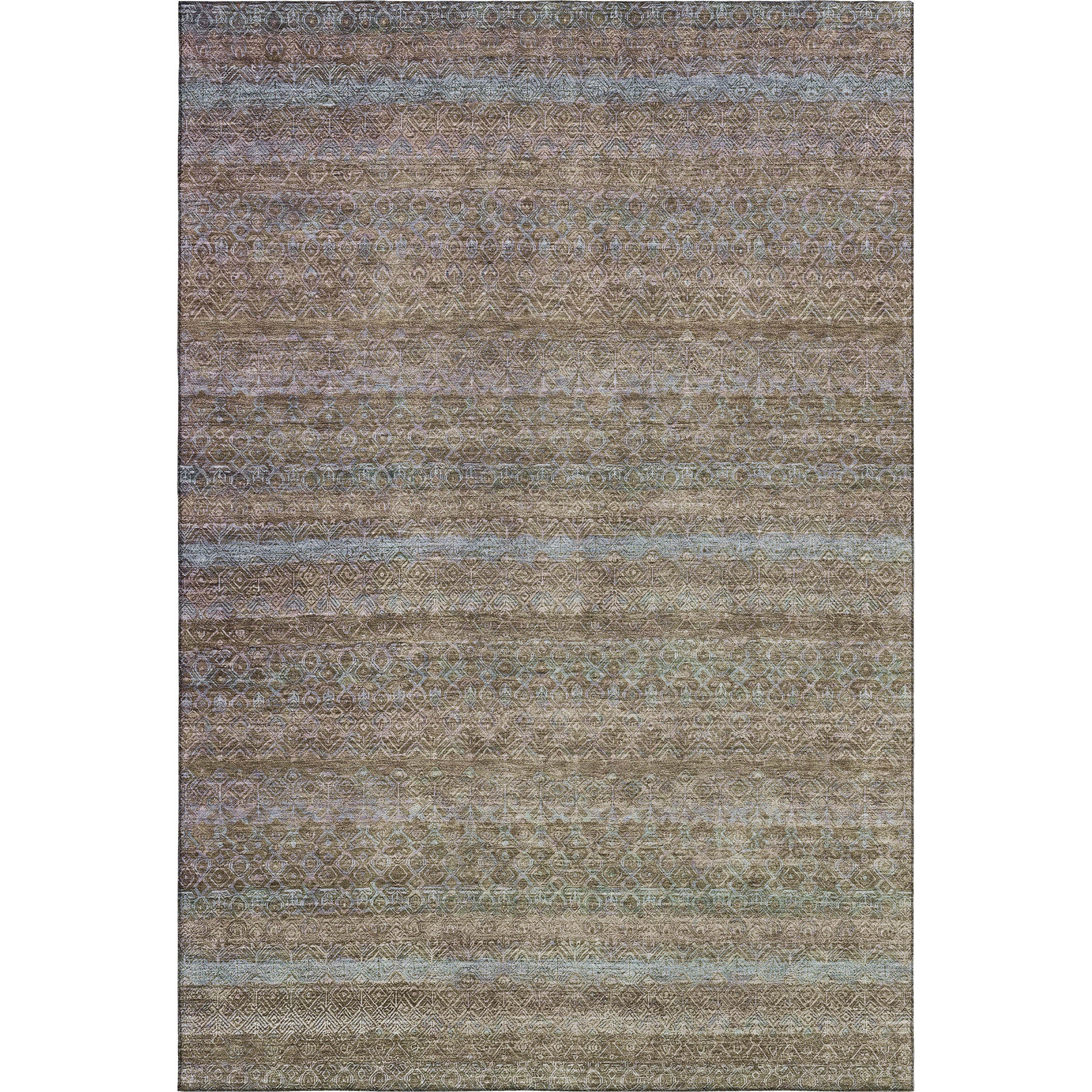 Dubrovnik Machine Washable Transitional Brown Rug 2'6" x 3'10" #shape_Rectangle
