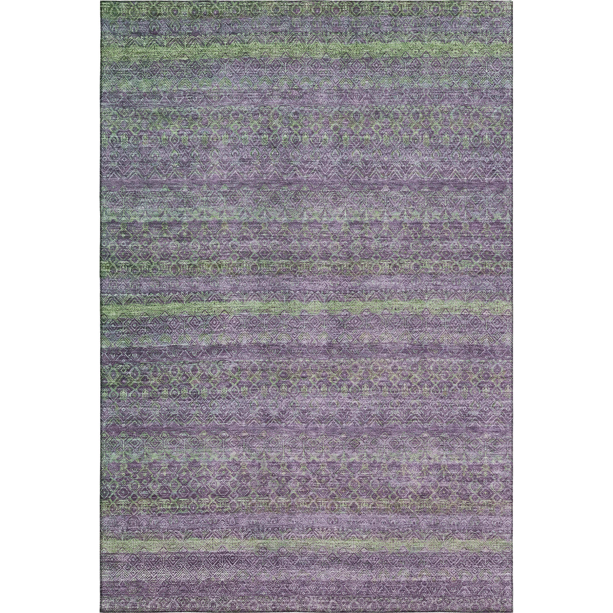 Dubrovnik Machine Washable Transitional Purple Rug 2'6" x 3'10" #shape_Rectangle