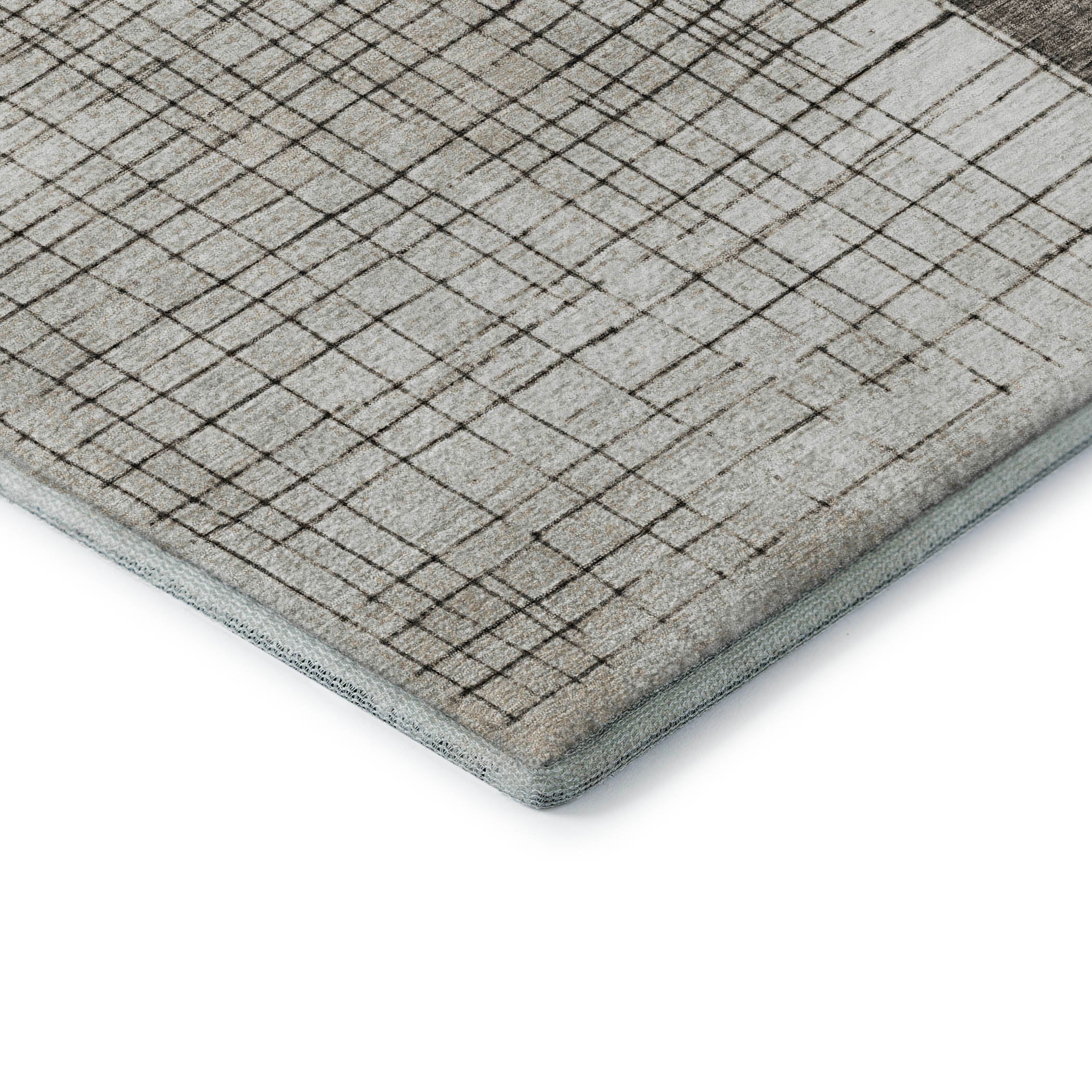 Bern Machine Washable Transitional Ivory Rug 1'8" x 2'6" #shape_Rectangle
