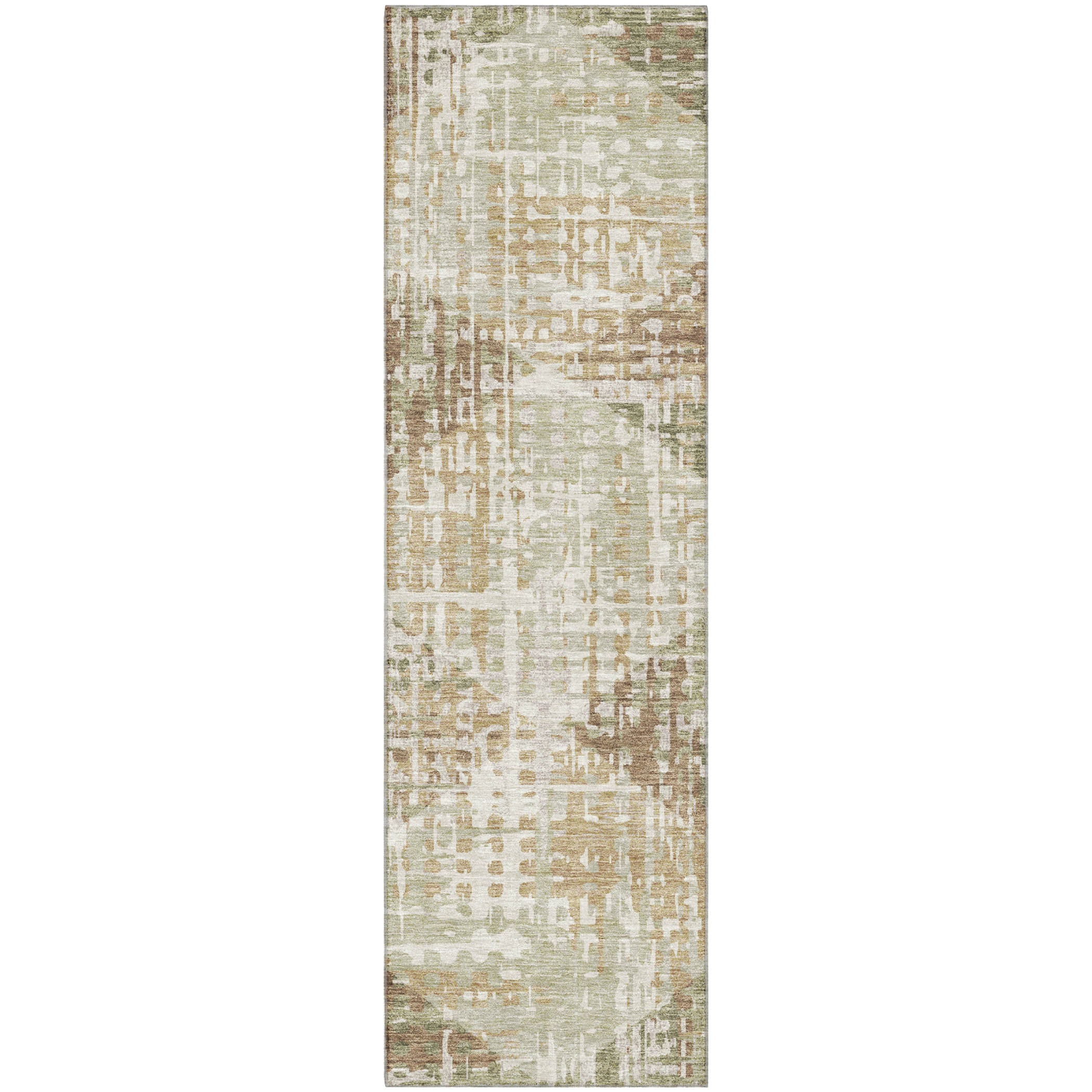Jaipur Machine Washable Transitional Fern Green Rug 2'3" x 7'6" #shape_Runner