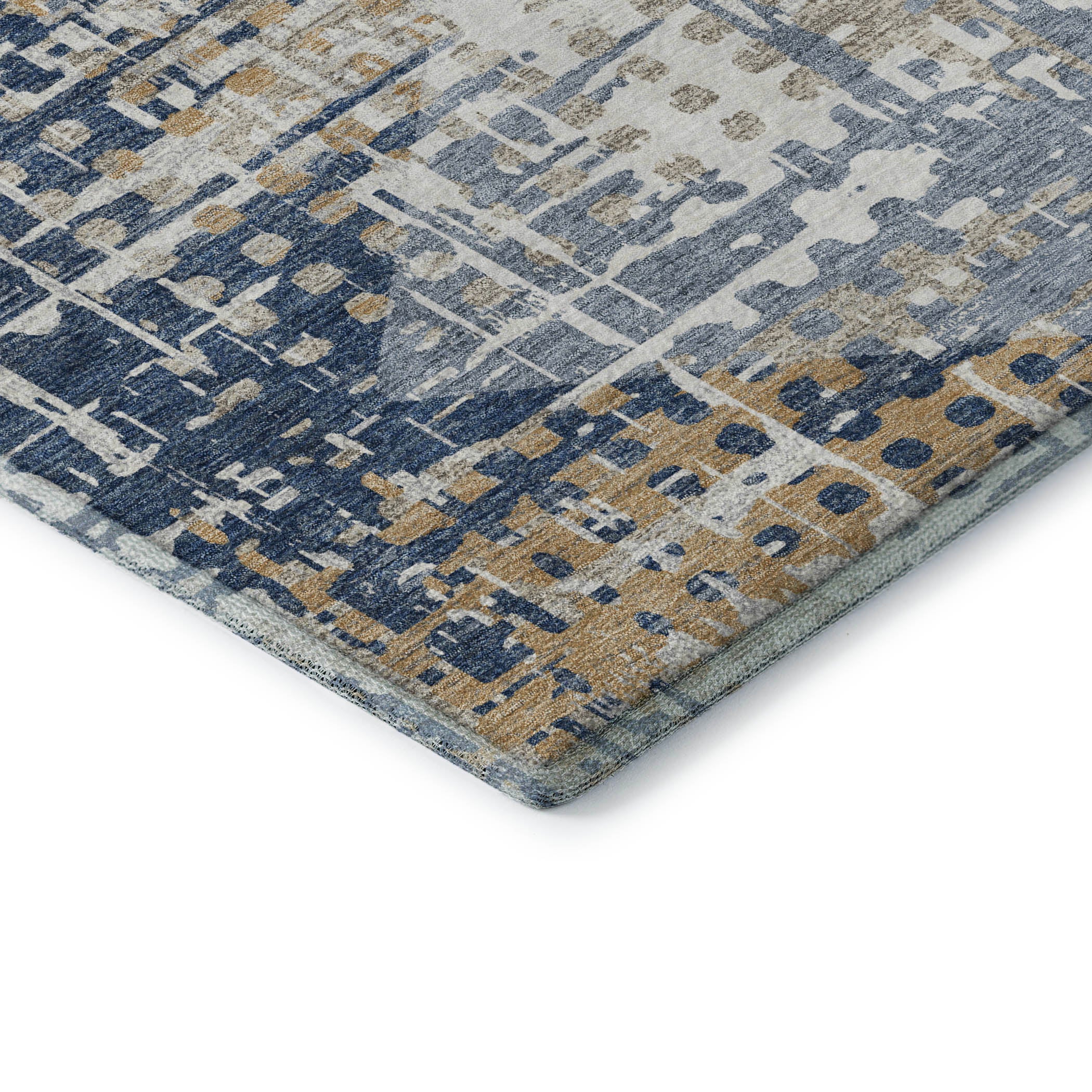 Jaipur Machine Washable Transitional Navy Blue Rug 1'8" x 2'6" #shape_Rectangle