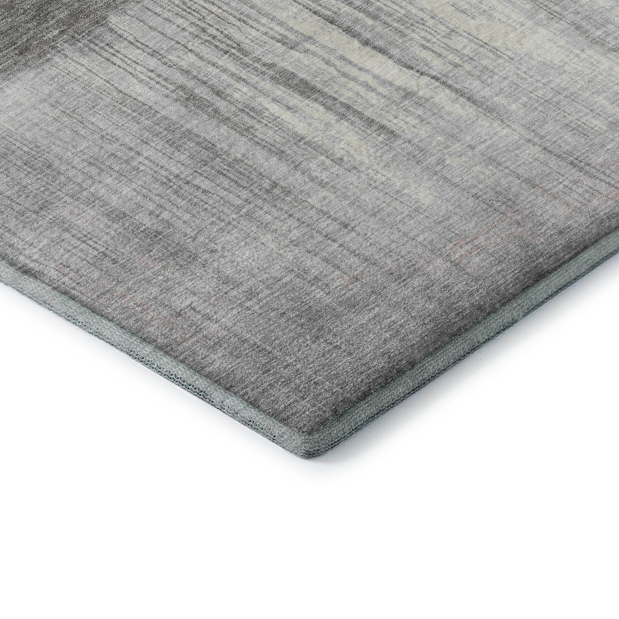 Hoi An Machine Washable Transitional Taupe Brown Rug 1'8" x 2'6" #shape_Rectangle
