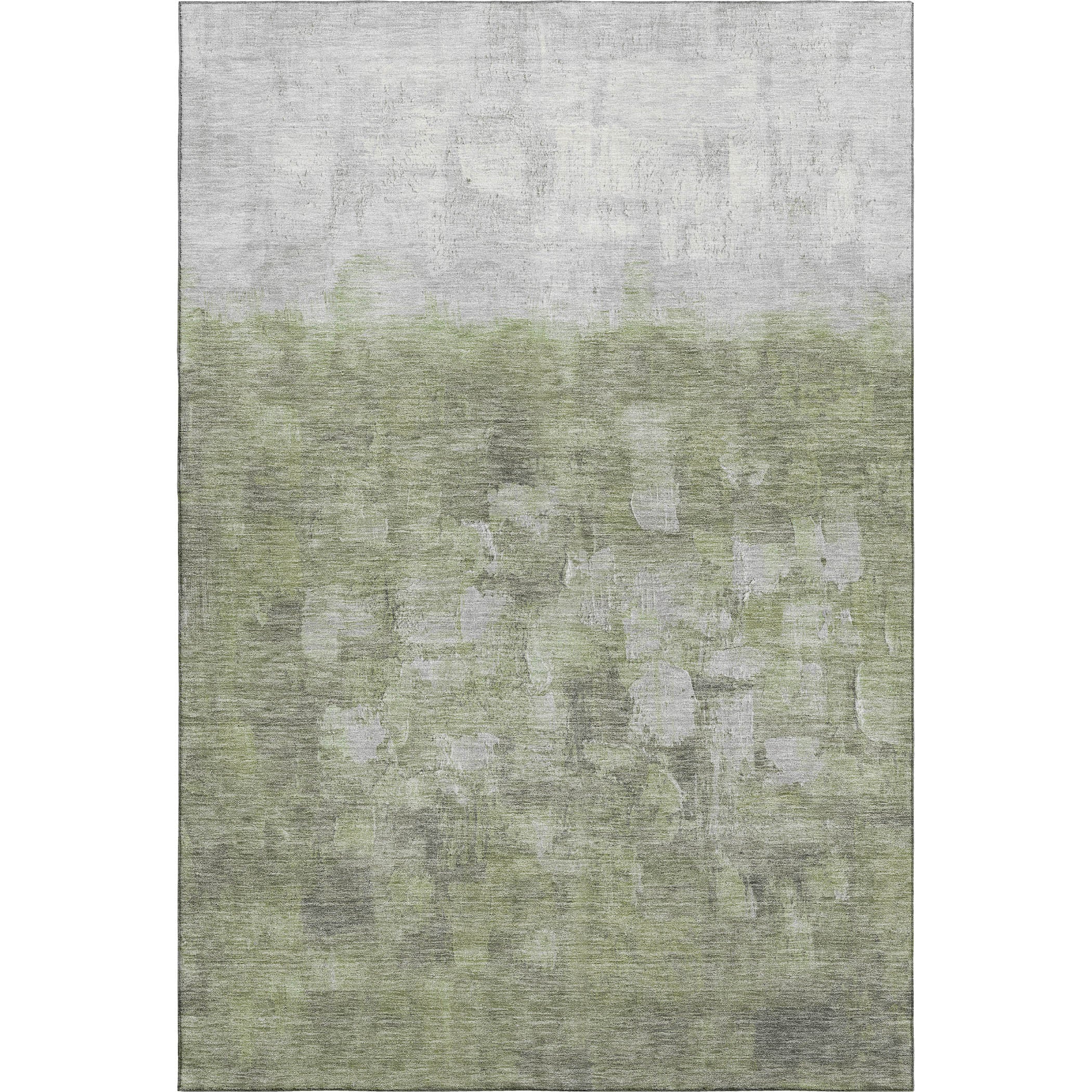 Rome Machine Washable Transitional Fern Green Rug 2'6" x 3'10" #shape_Rectangle