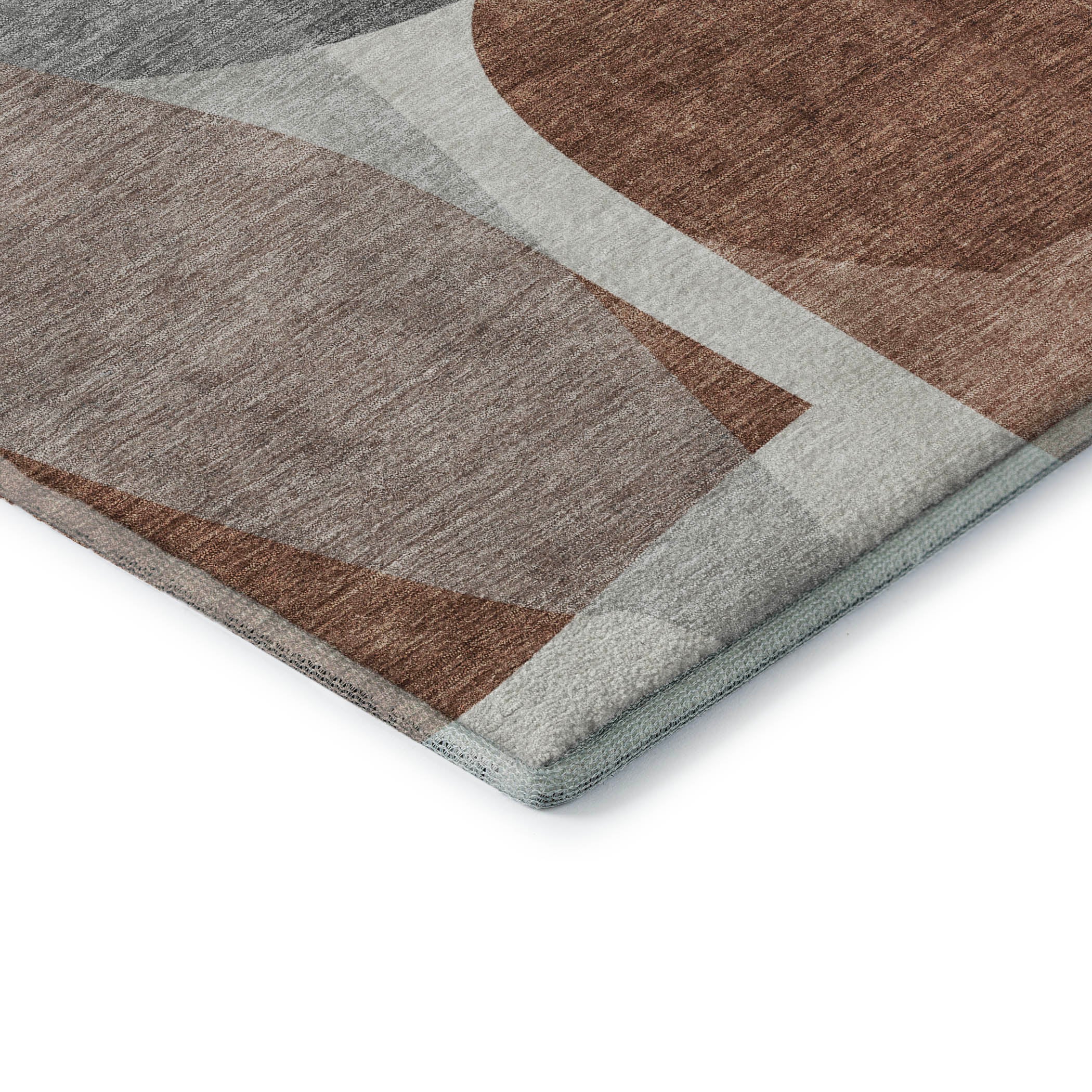 Lima Machine Washable Transitional Paprika Orange Rug 1'8" x 2'6" #shape_Rectangle