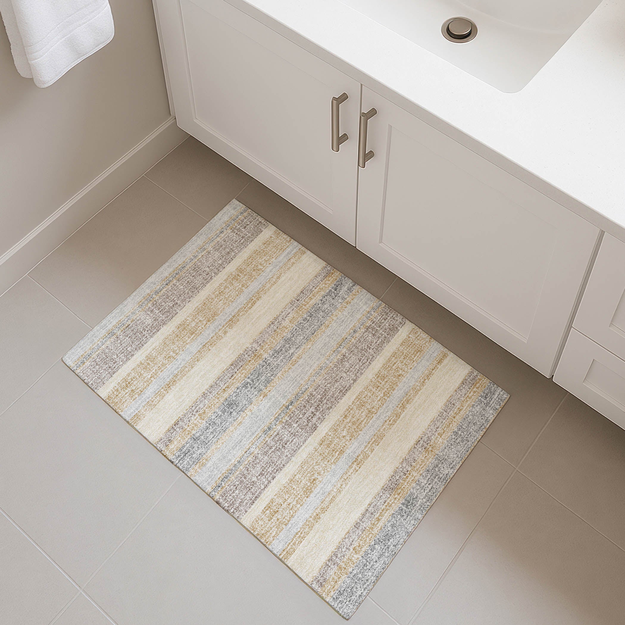 Valletta Machine Washable Transitional Gold Rug 1'8" x 2'6" #shape_Rectangle