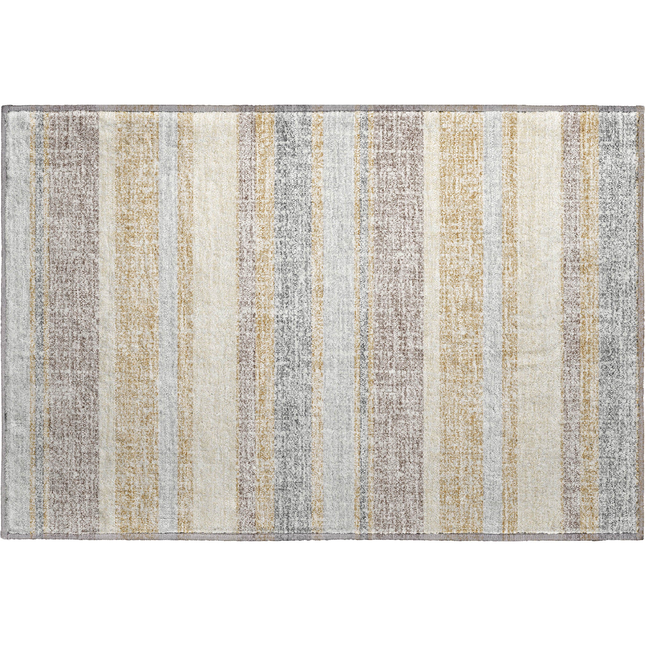 Valletta Machine Washable Transitional Gold Rug 1'8" x 2'6" #shape_Rectangle