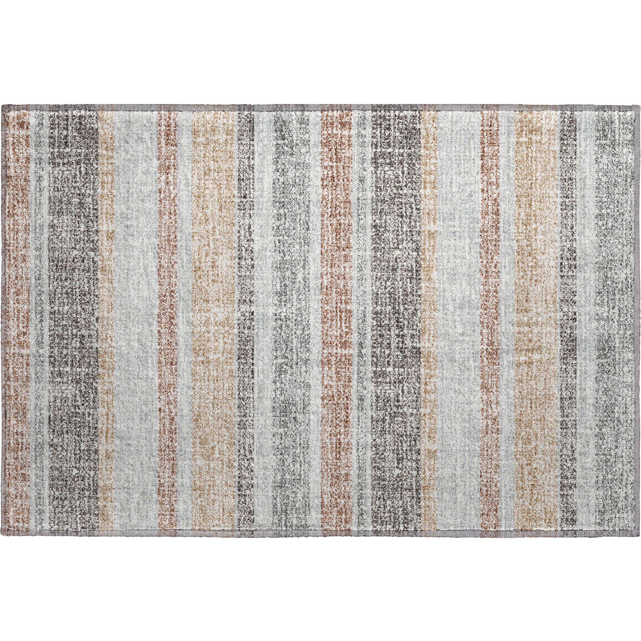 Valletta Machine Washable Transitional Gray Rug 1'8" x 2'6" #shape_Rectangle