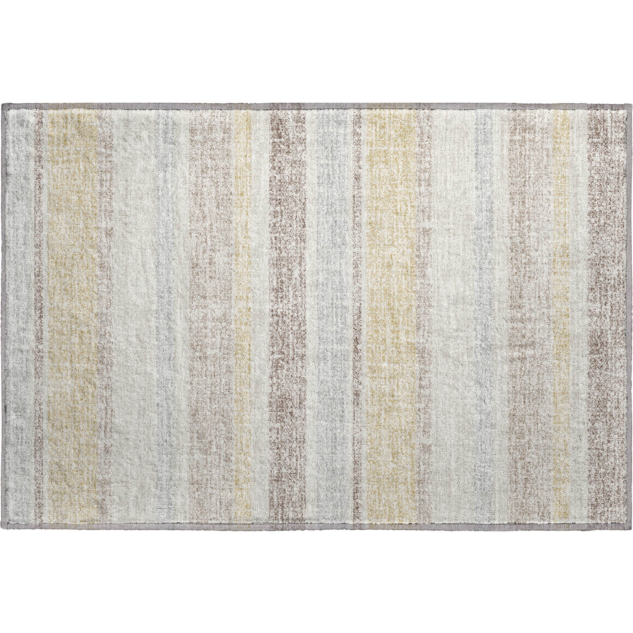 Valletta Machine Washable Transitional Ivory Rug 1'8" x 2'6" #shape_Rectangle