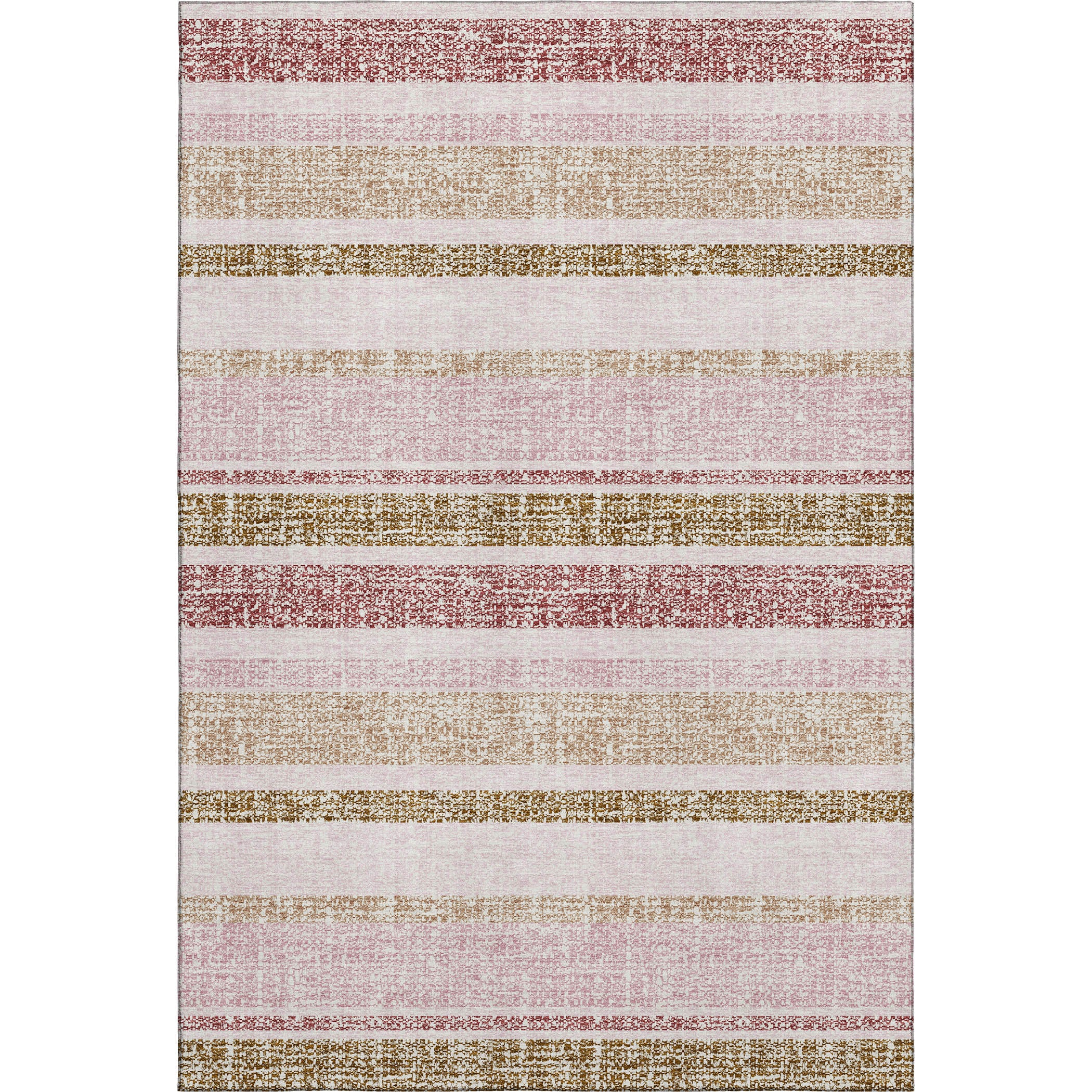 Valletta Machine Washable Transitional Pink Rug 2'6" x 3'10" #shape_Rectangle