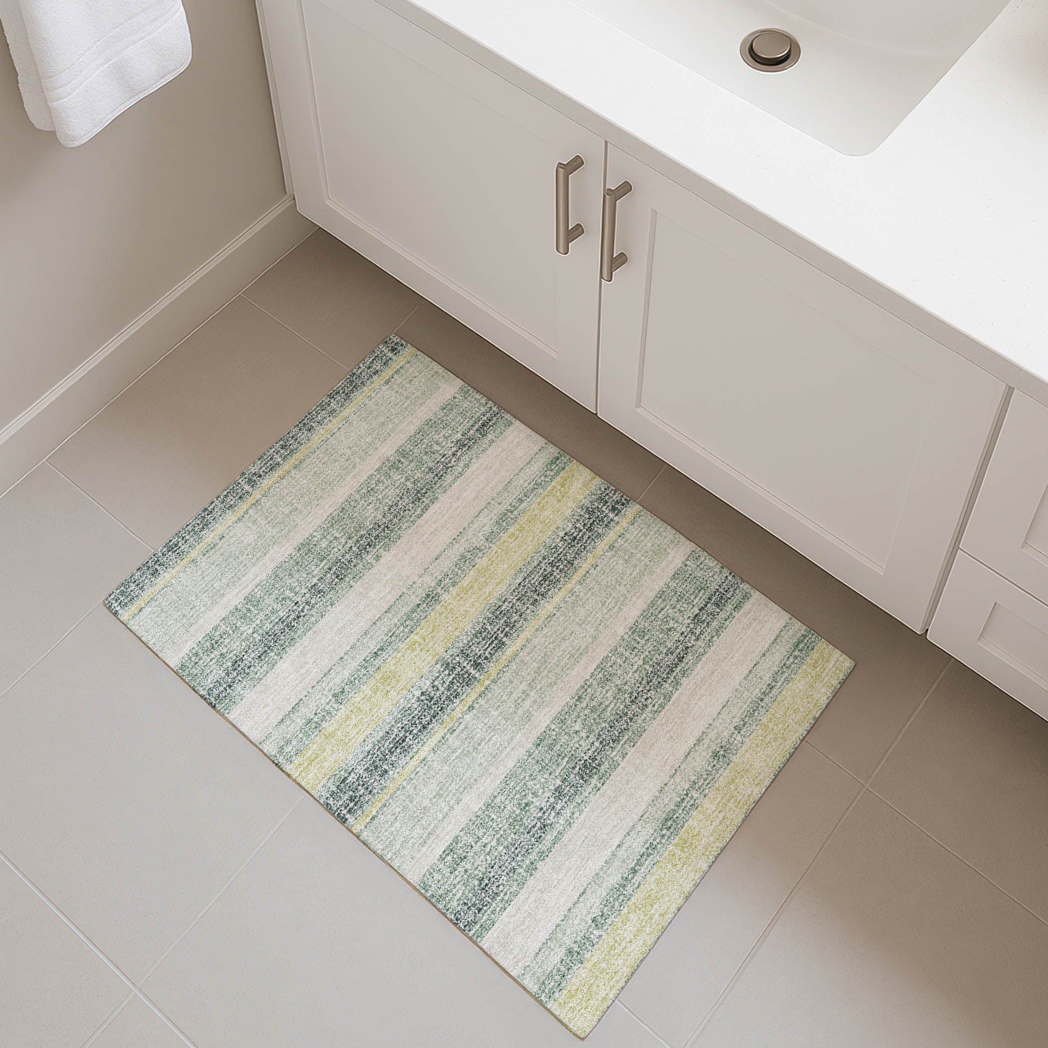 Valletta Machine Washable Transitional Seafoam Blue Rug 1'8" x 2'6" #shape_Rectangle