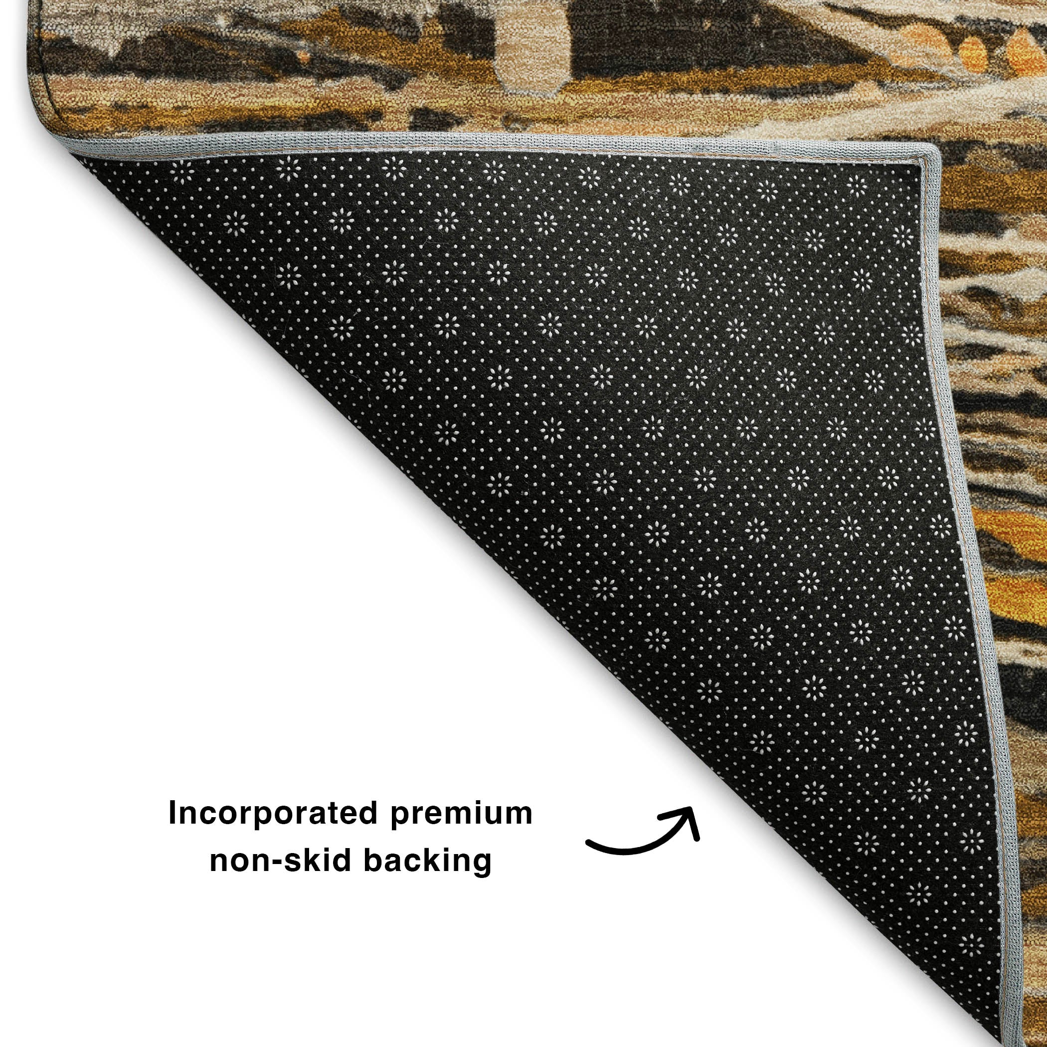Cusco Machine Washable Transitional Copper Orange Rug 1'8" x 2'6" #shape_Rectangle