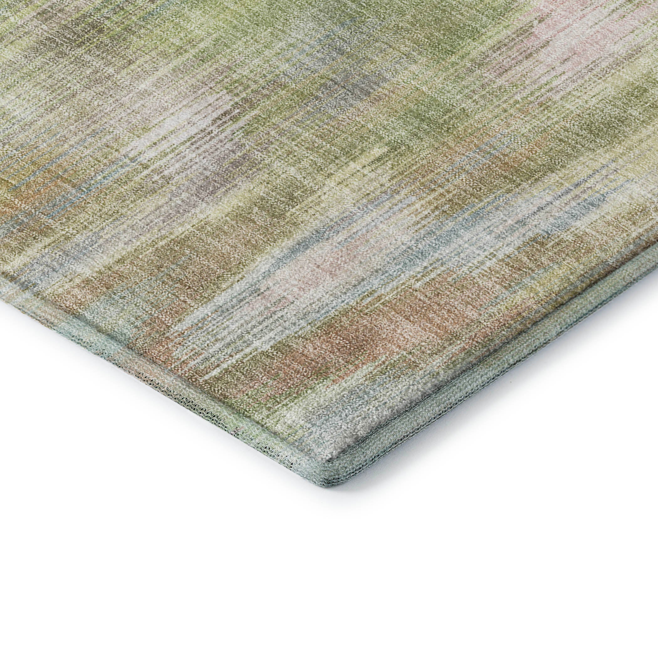 Mostar Machine Washable Transitional Coral Orange Rug 1'8" x 2'6" #shape_Rectangle