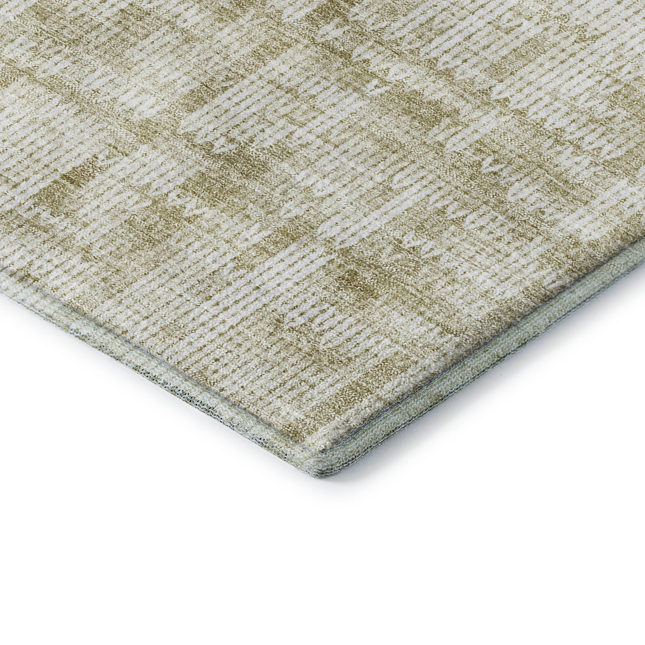 Kotor Machine Washable Transitional Beige Brown Rug 1'8" x 2'6" #shape_Rectangle