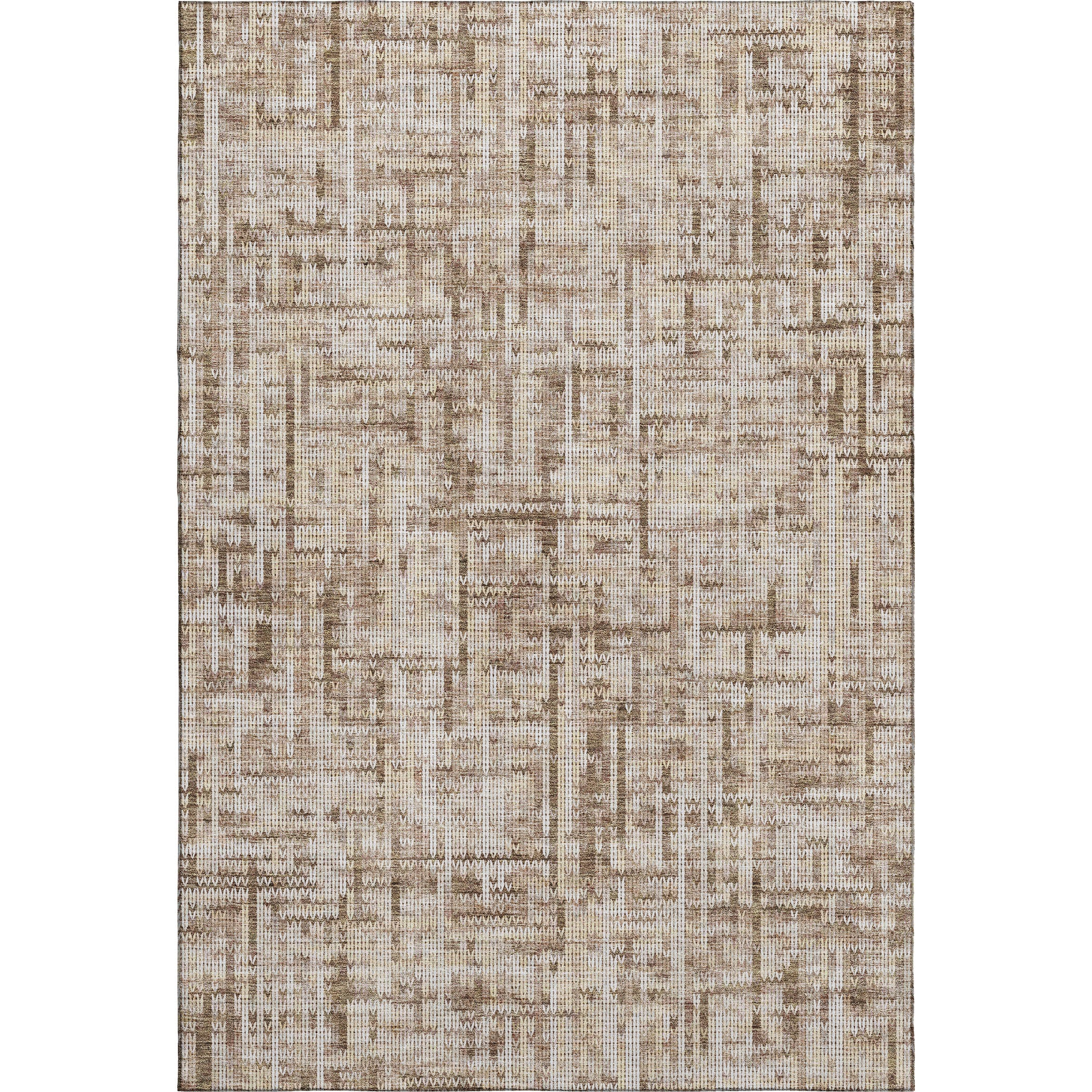 Kotor Machine Washable Transitional Brown Rug 2'6" x 3'10" #shape_Rectangle