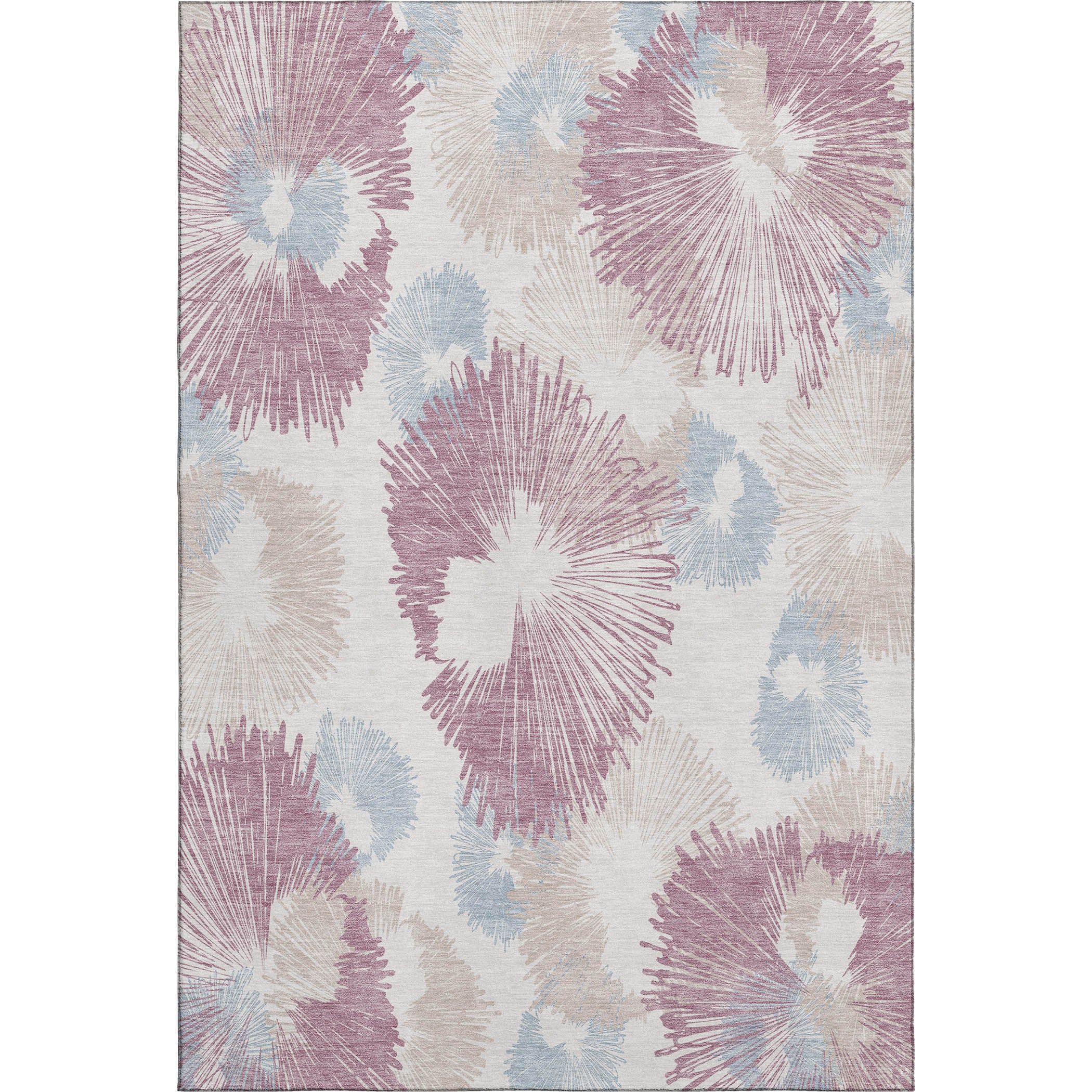 Marrakech Machine Washable Transitional Blush Pink Rug 2'6" x 3'10" #shape_Rectangle