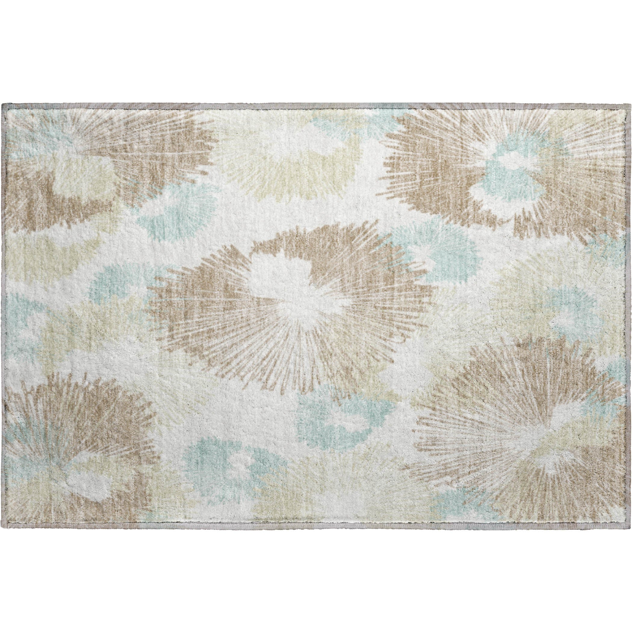 Marrakech Machine Washable Transitional Mocha Brown Rug 1'8" x 2'6" #shape_Rectangle
