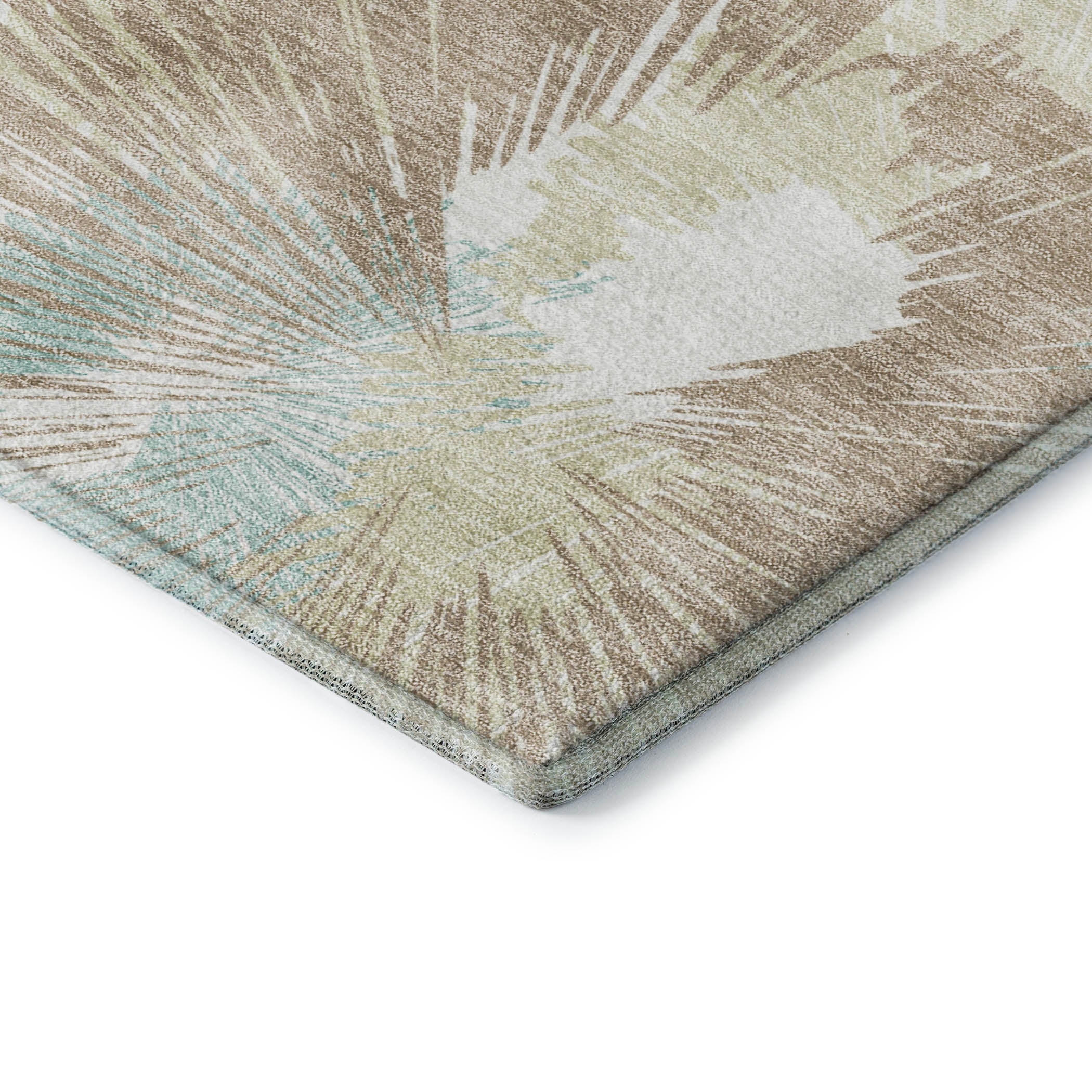 Marrakech Machine Washable Transitional Mocha Brown Rug 1'8" x 2'6" #shape_Rectangle