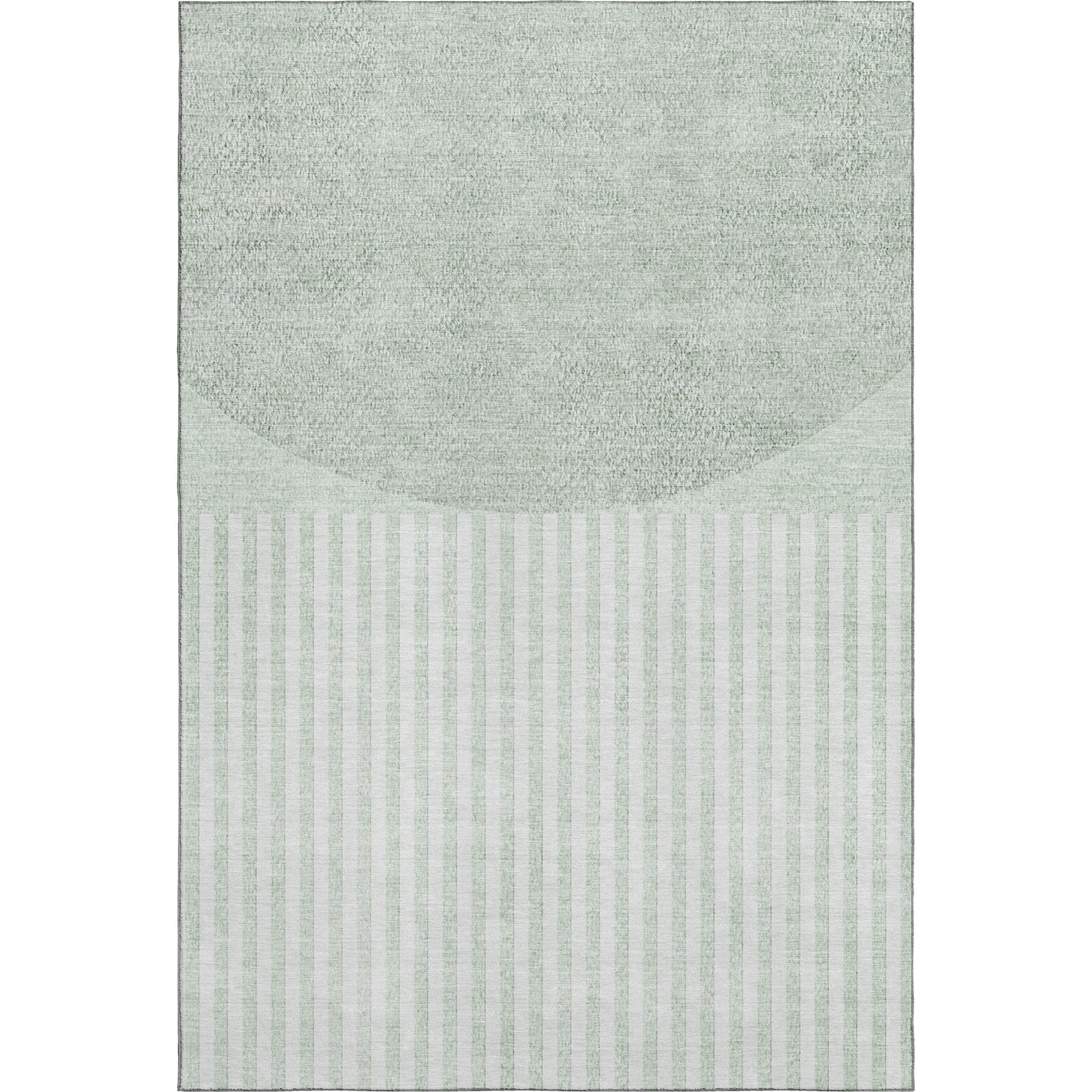 Sintra Machine Washable Transitional Green Rug 2'6" x 3'10" #shape_Rectangle