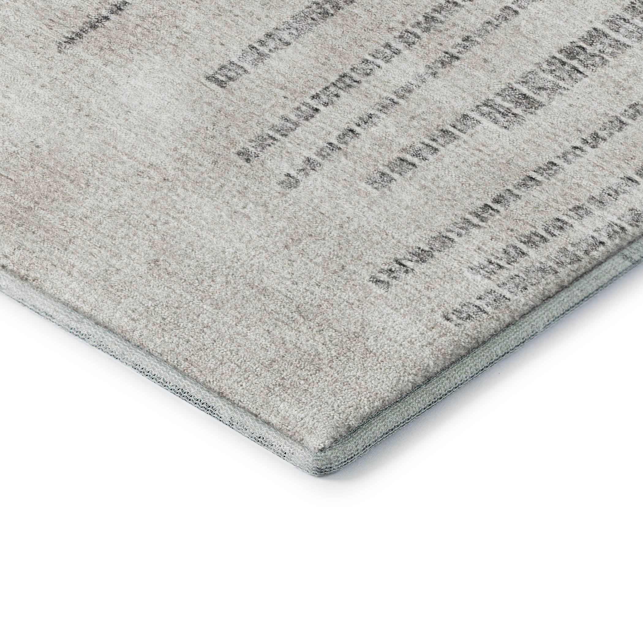 Bern Machine Washable Transitional Gray Rug 1'8" x 2'6" #shape_Rectangle