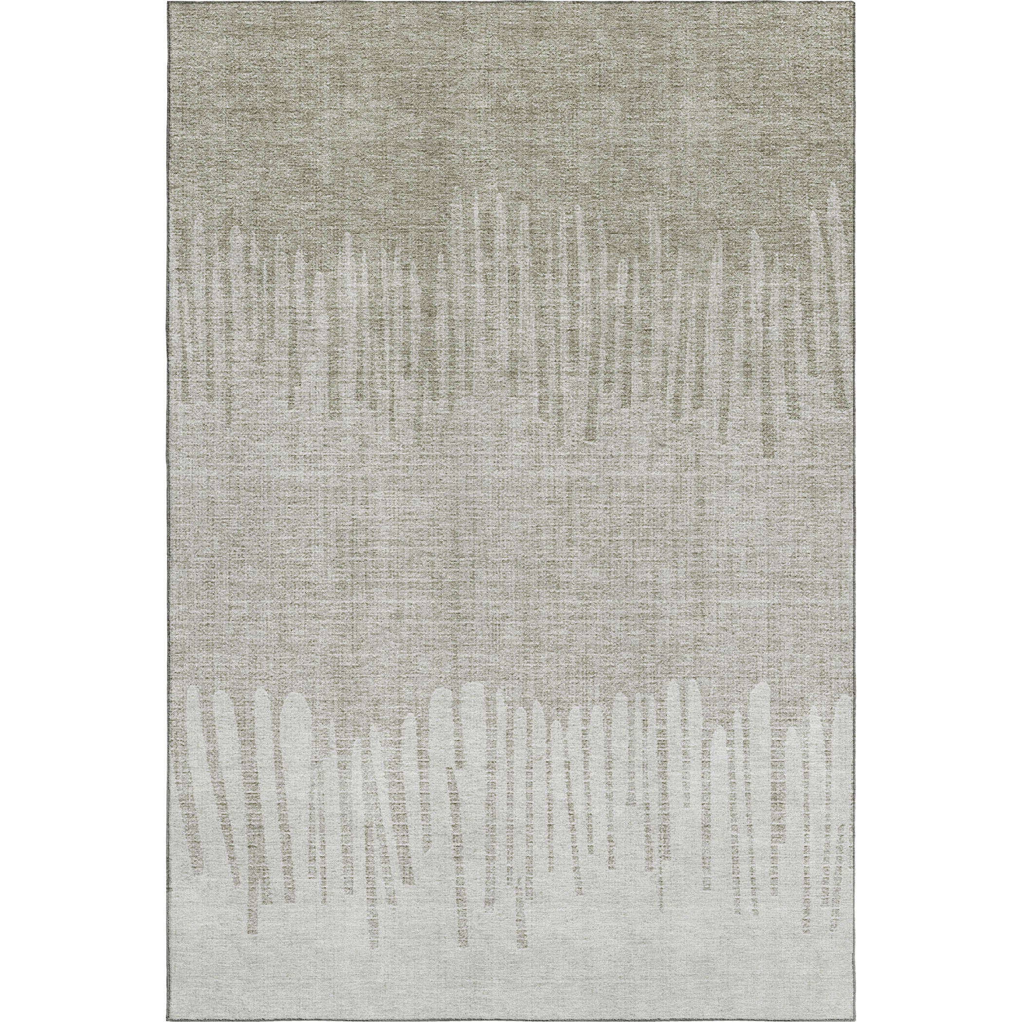Bern Machine Washable Transitional Putty Ivory Rug 2'6" x 3'10" #shape_Rectangle