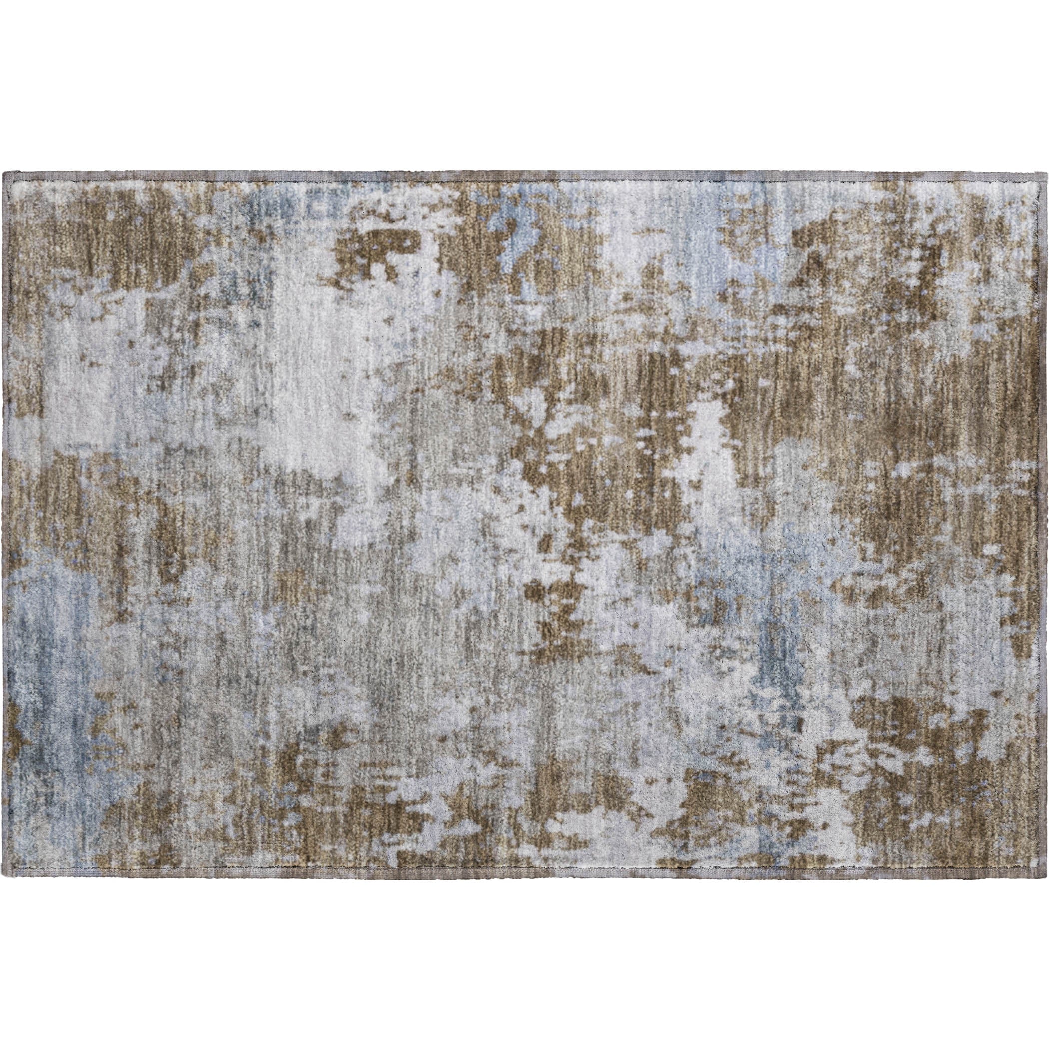 Jaipur Machine Washable Transitional Chocolate Brown Rug 1'8" x 2'6" #shape_Rectangle