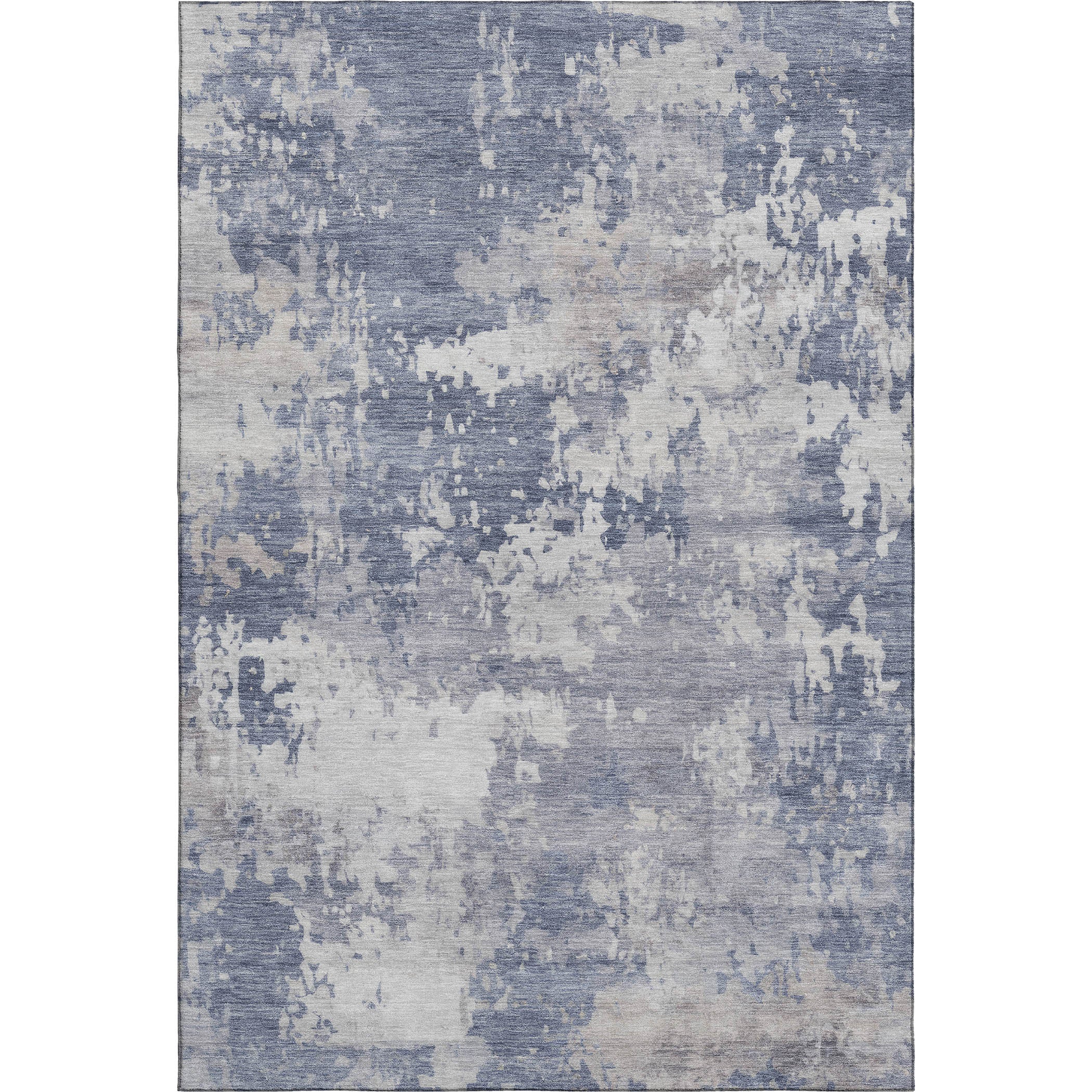 Jaipur Machine Washable Transitional Denim Blue Rug 2'6" x 3'10" #shape_Rectangle