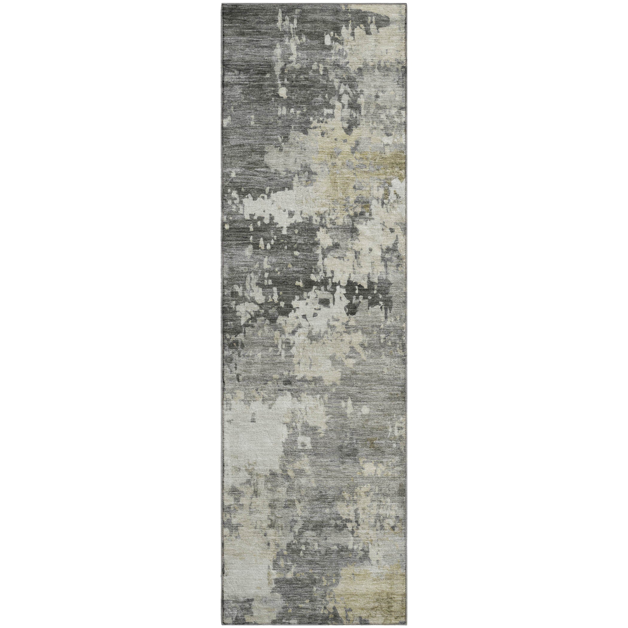 Jaipur Machine Washable Transitional Pewter Gray Rug 2'3" x 7'6" #shape_Runner