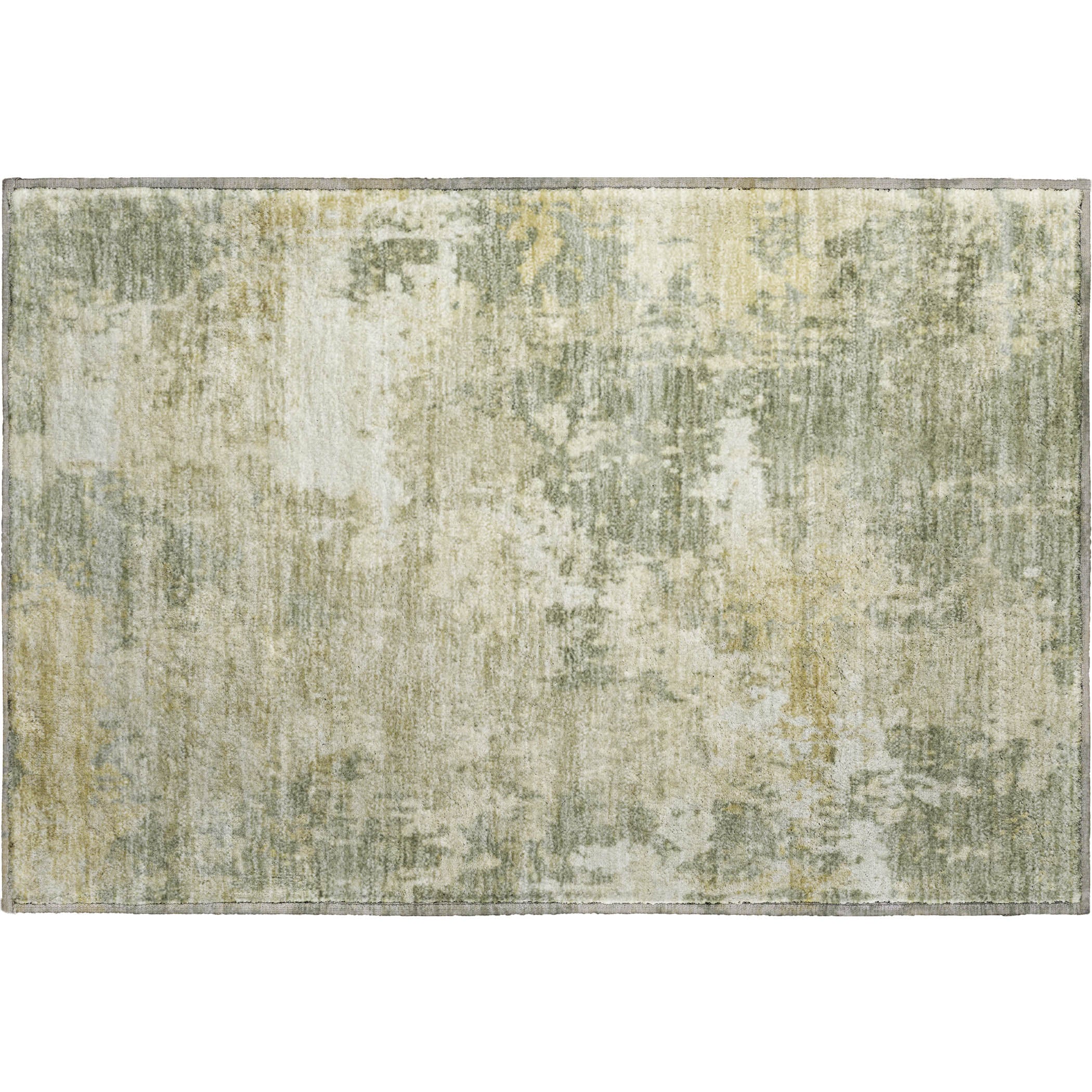 Jaipur Machine Washable Transitional Sage Green Rug 1'8" x 2'6" #shape_Rectangle