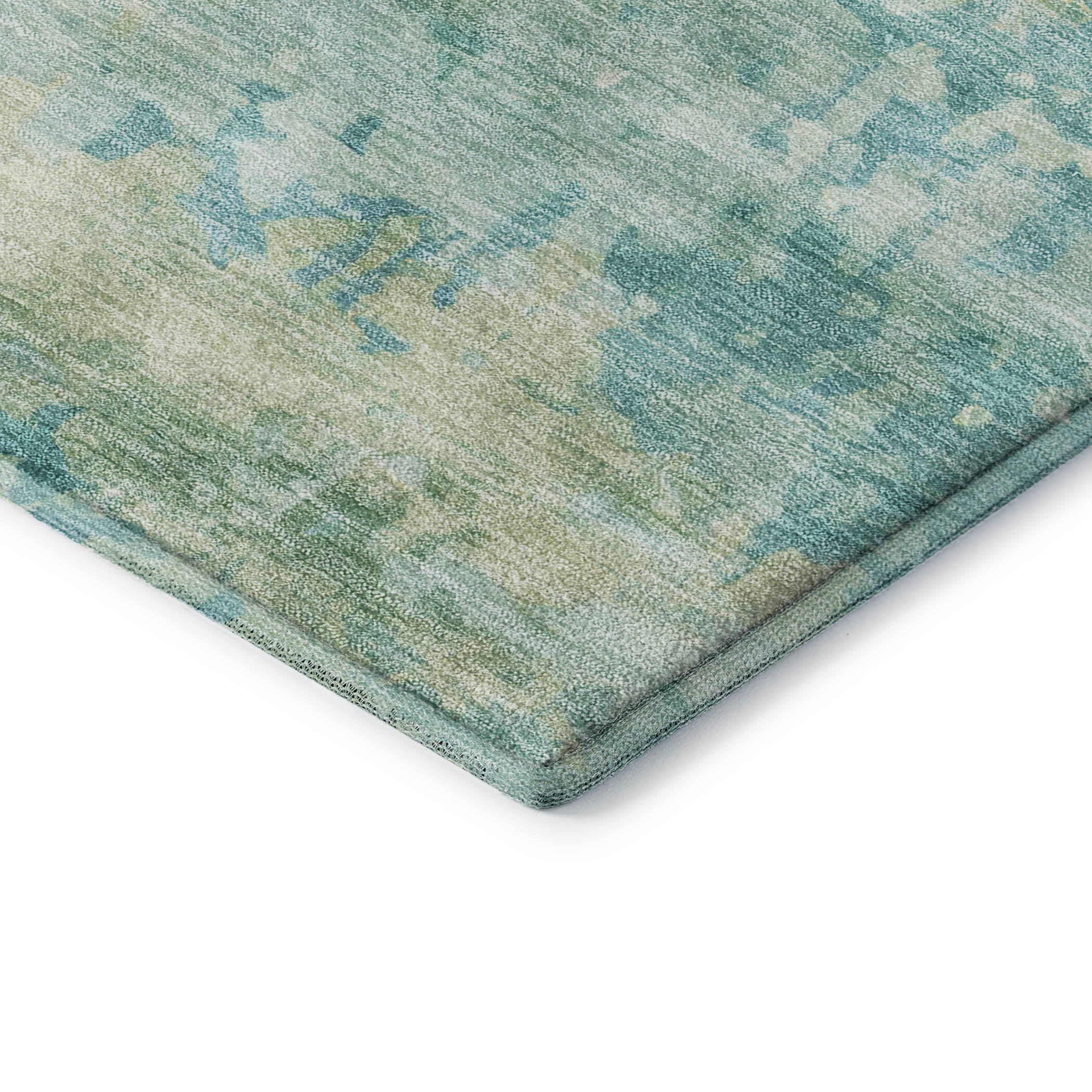 Jaipur Machine Washable Transitional Teal Rug 1'8" x 2'6" #shape_Rectangle