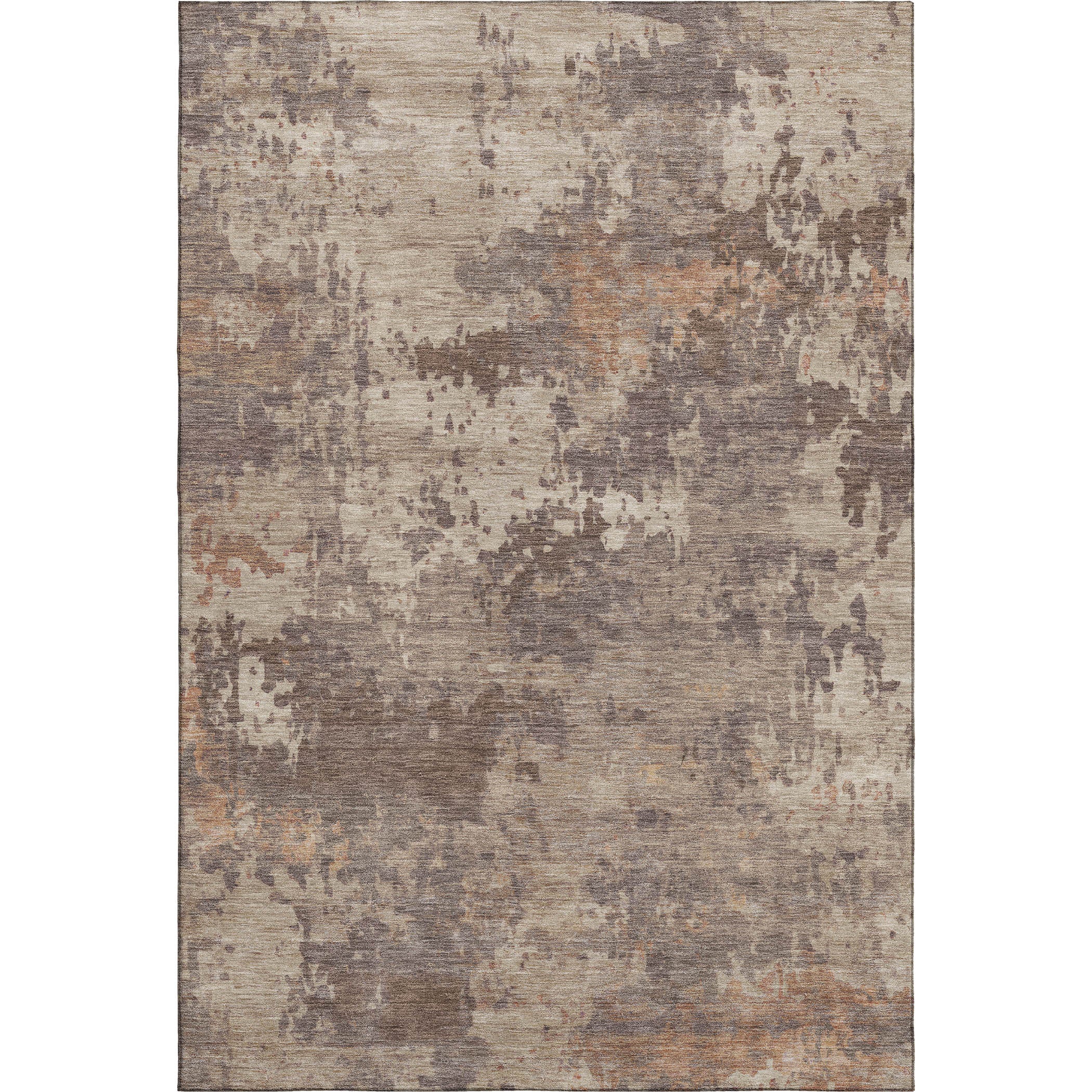 Antigua Machine Washable Transitional Brown Rug 2'6" x 3'10" #shape_Rectangle