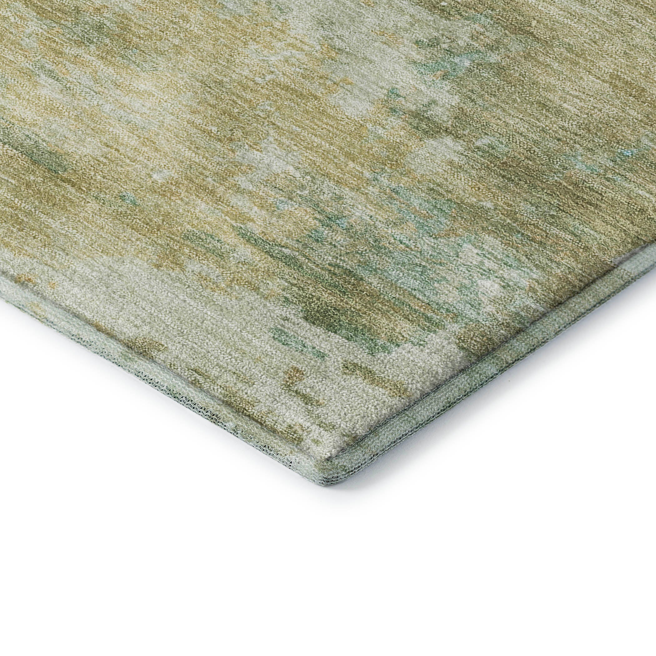 Chiang Mai Machine Washable Transitional Aloe Green Rug 1'8" x 2'6" #shape_Rectangle