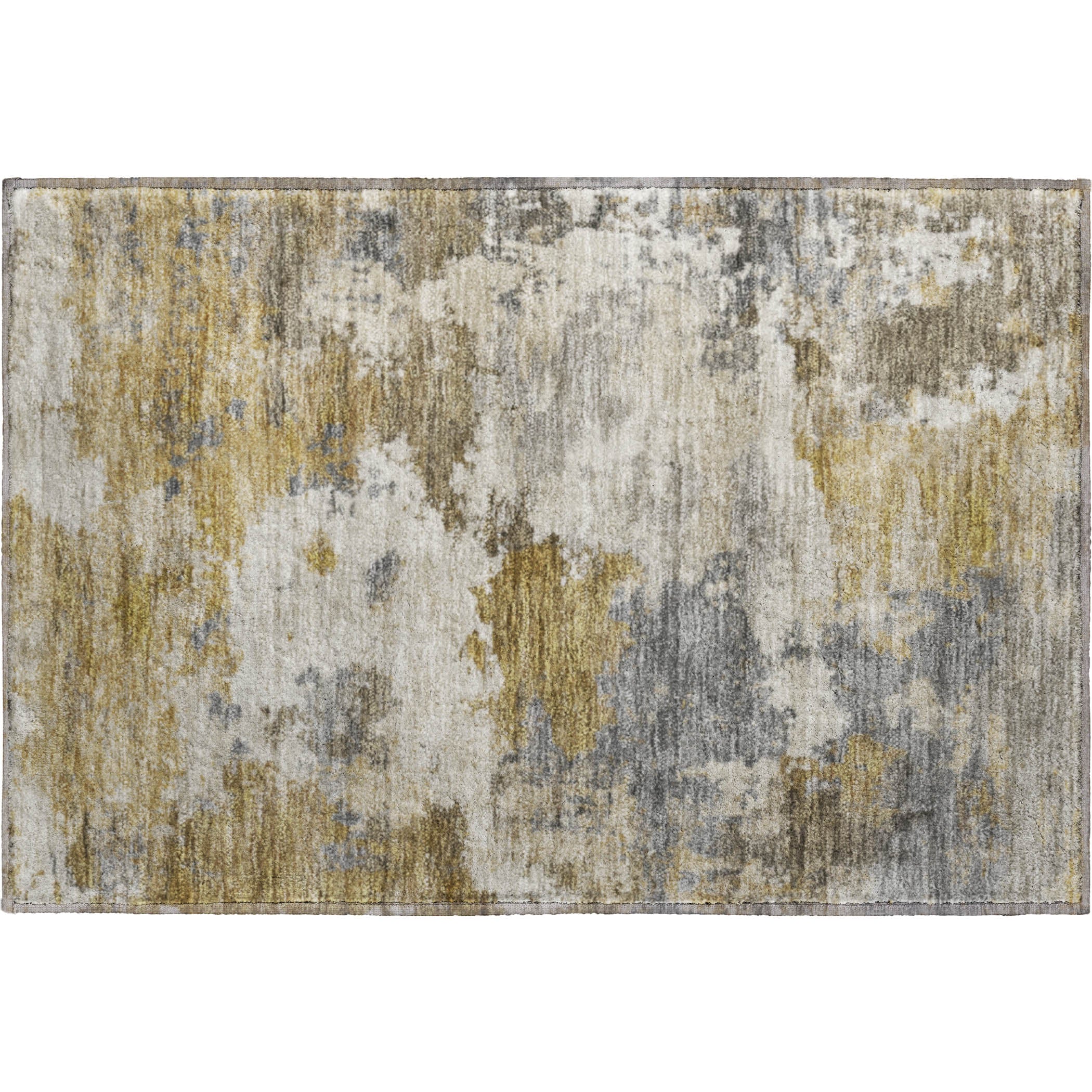 Chiang Mai Machine Washable Transitional Brown Rug 1'8" x 2'6" #shape_Rectangle