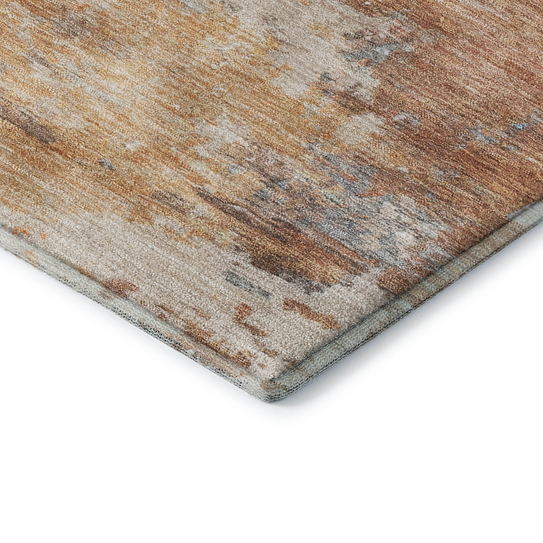 Chiang Mai Machine Washable Transitional Paprika Orange Rug 1'8" x 2'6" #shape_Rectangle