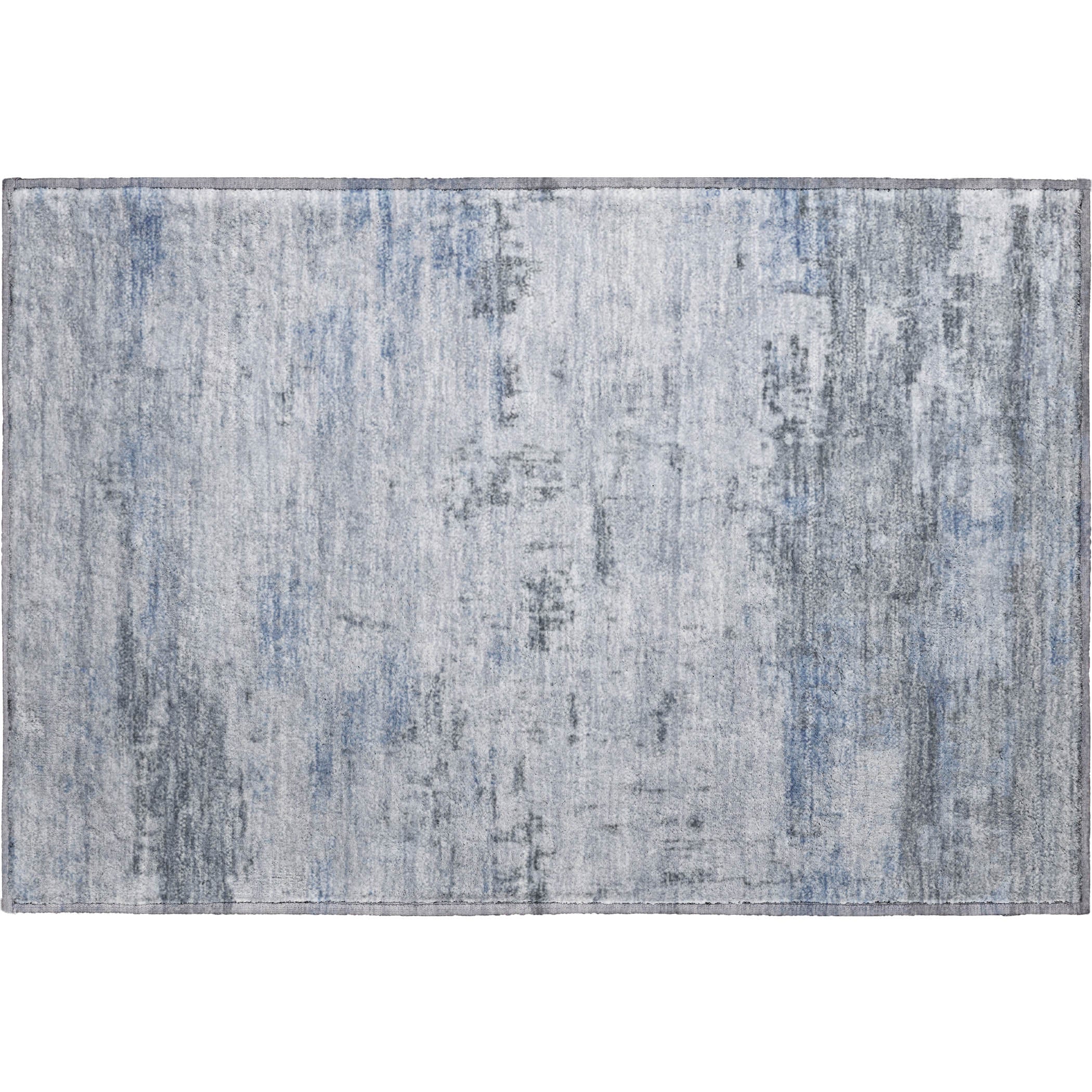 Marrakech Machine Washable Transitional Blue Rug 1'8" x 2'6" #shape_Rectangle