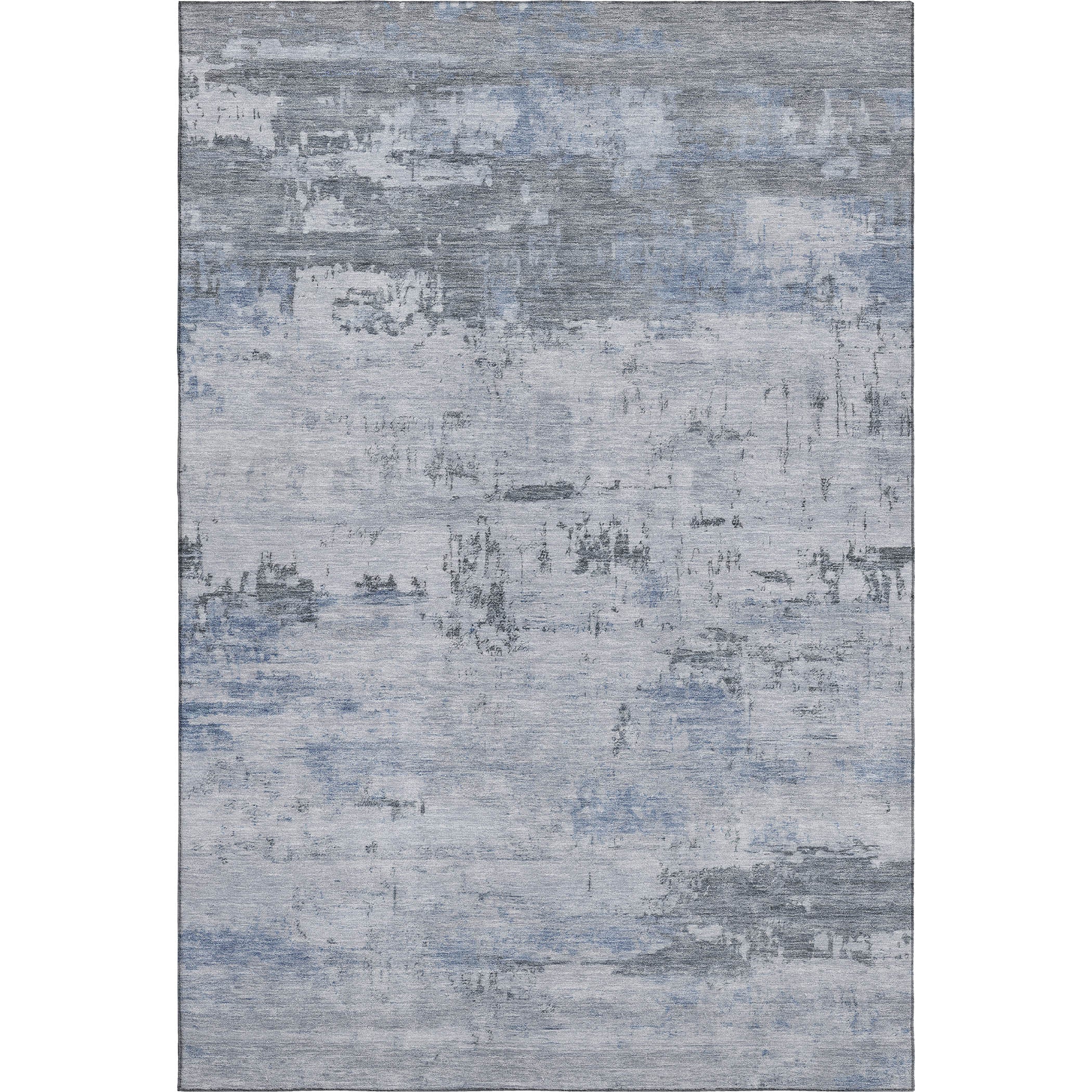 Marrakech Machine Washable Transitional Blue Rug 2'6" x 3'10" #shape_Rectangle