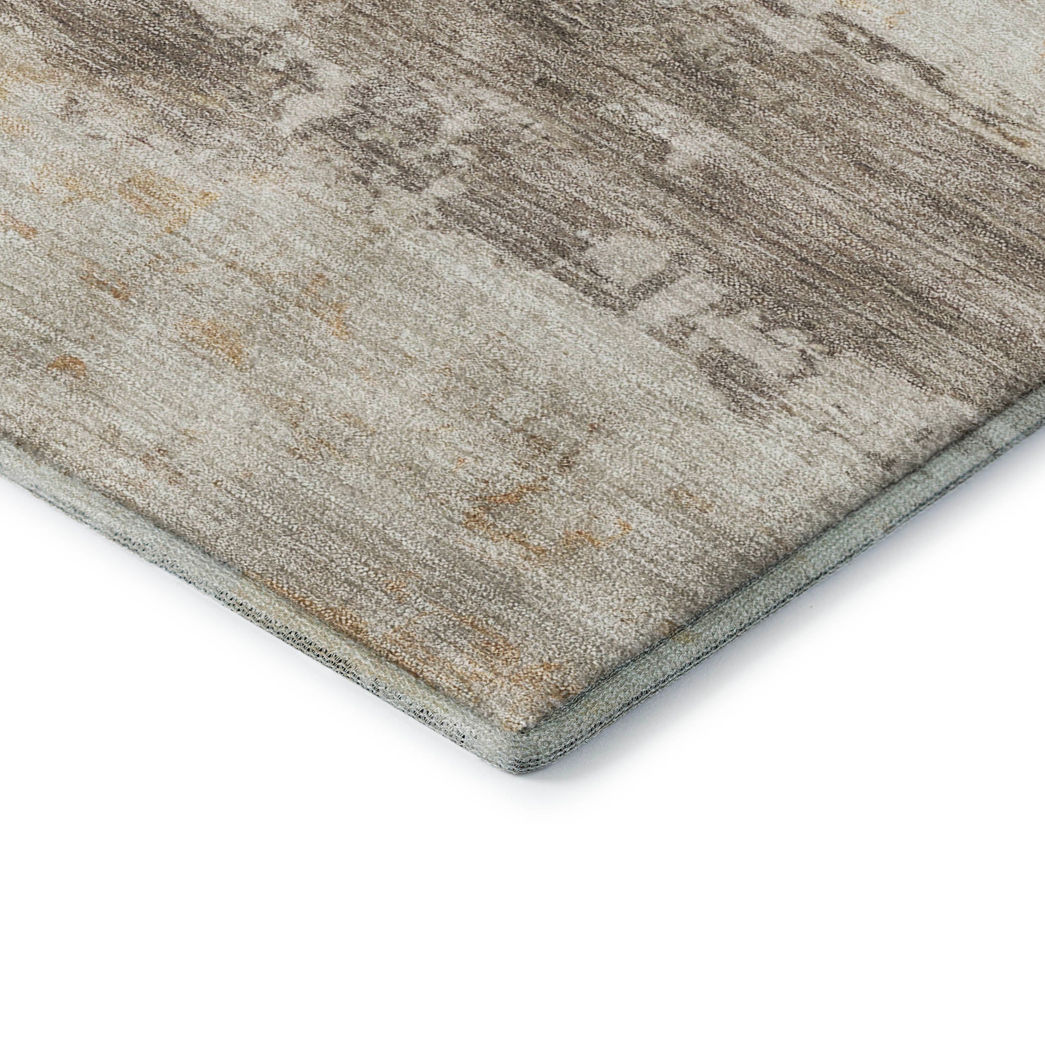 Marrakech Machine Washable Transitional Putty Ivory Rug 1'8" x 2'6" #shape_Rectangle