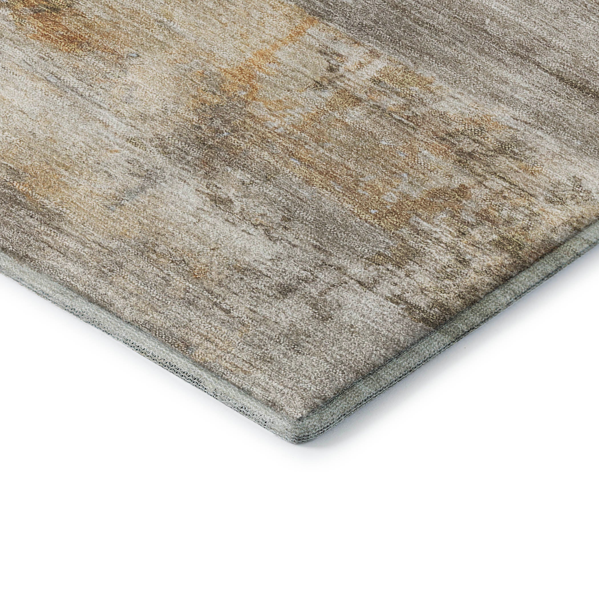 Florence Machine Washable Transitional Brown Rug 1'8" x 2'6" #shape_Rectangle