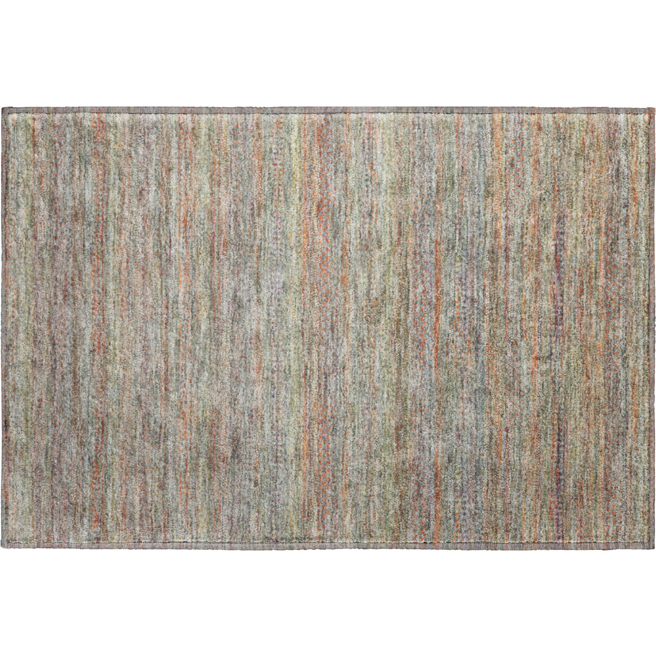 Santorini Machine Washable Transitional Sage Green Rug 1'8" x 2'6" #shape_Rectangle