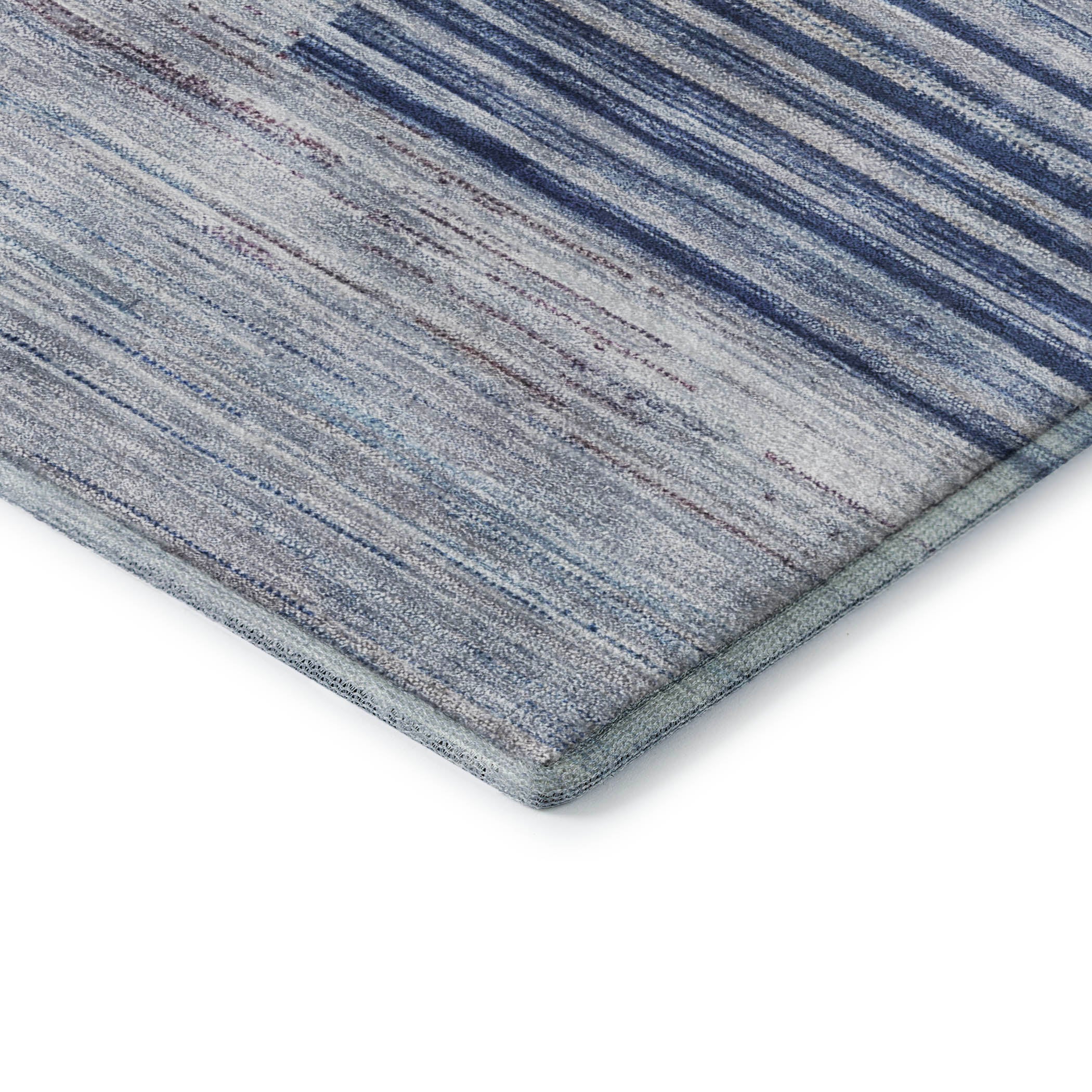 Porto Machine Washable Transitional Blue Rug 1'8" x 2'6" #shape_Rectangle
