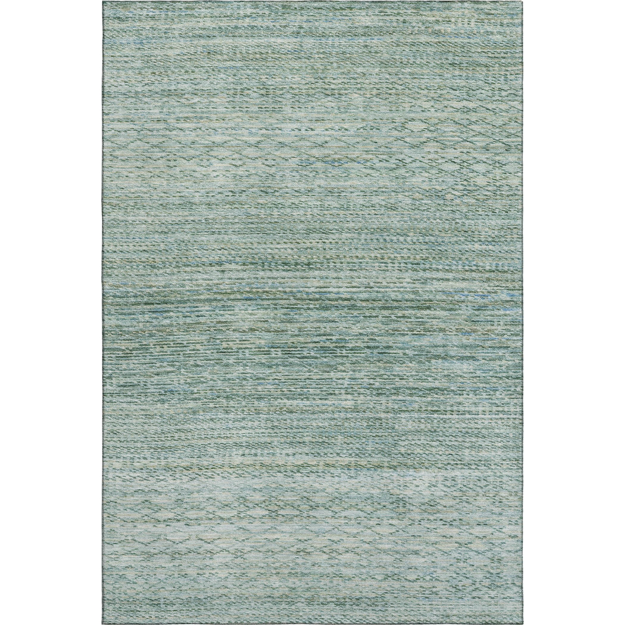 Sintra Machine Washable Transitional Aqua Teal Rug 2'6" x 3'10" #shape_Rectangle