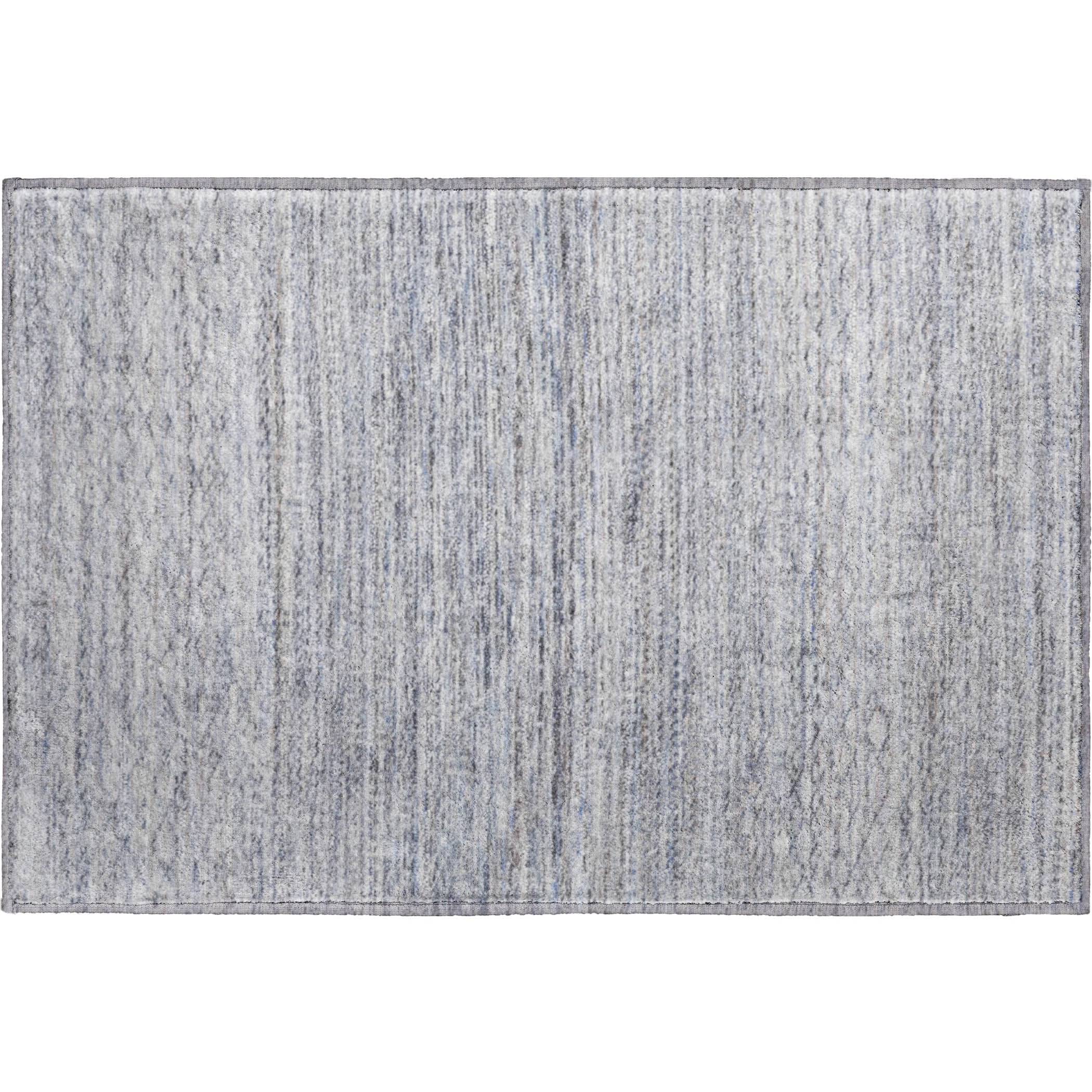 Sintra Machine Washable Transitional Sky Blue Rug 1'8" x 2'6" #shape_Rectangle
