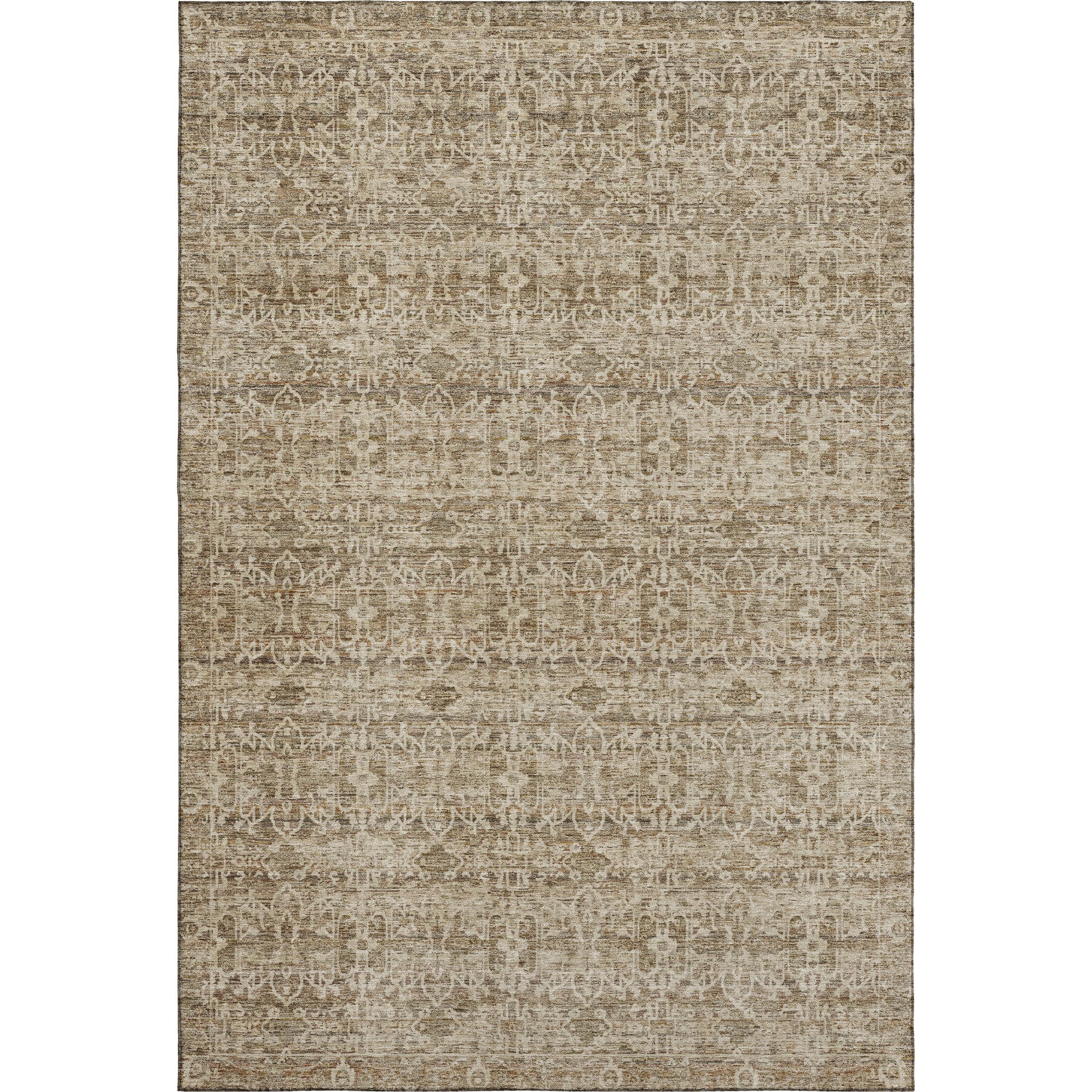 Hoi An Machine Washable Transitional Brown Rug 2'6" x 3'10" #shape_Rectangle