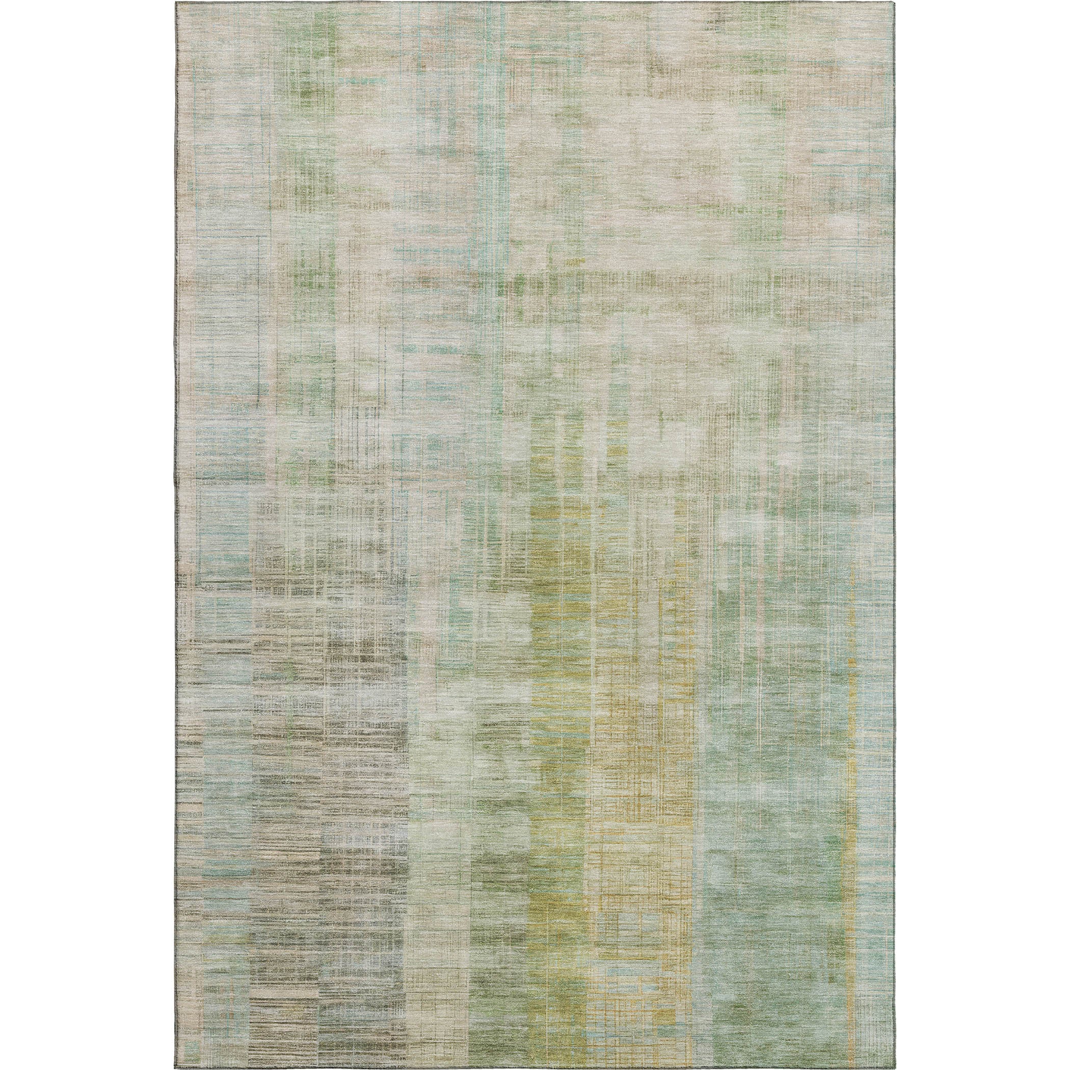 Kotor Machine Washable Transitional Linen Ivory Rug 2'6" x 3'10" #shape_Rectangle