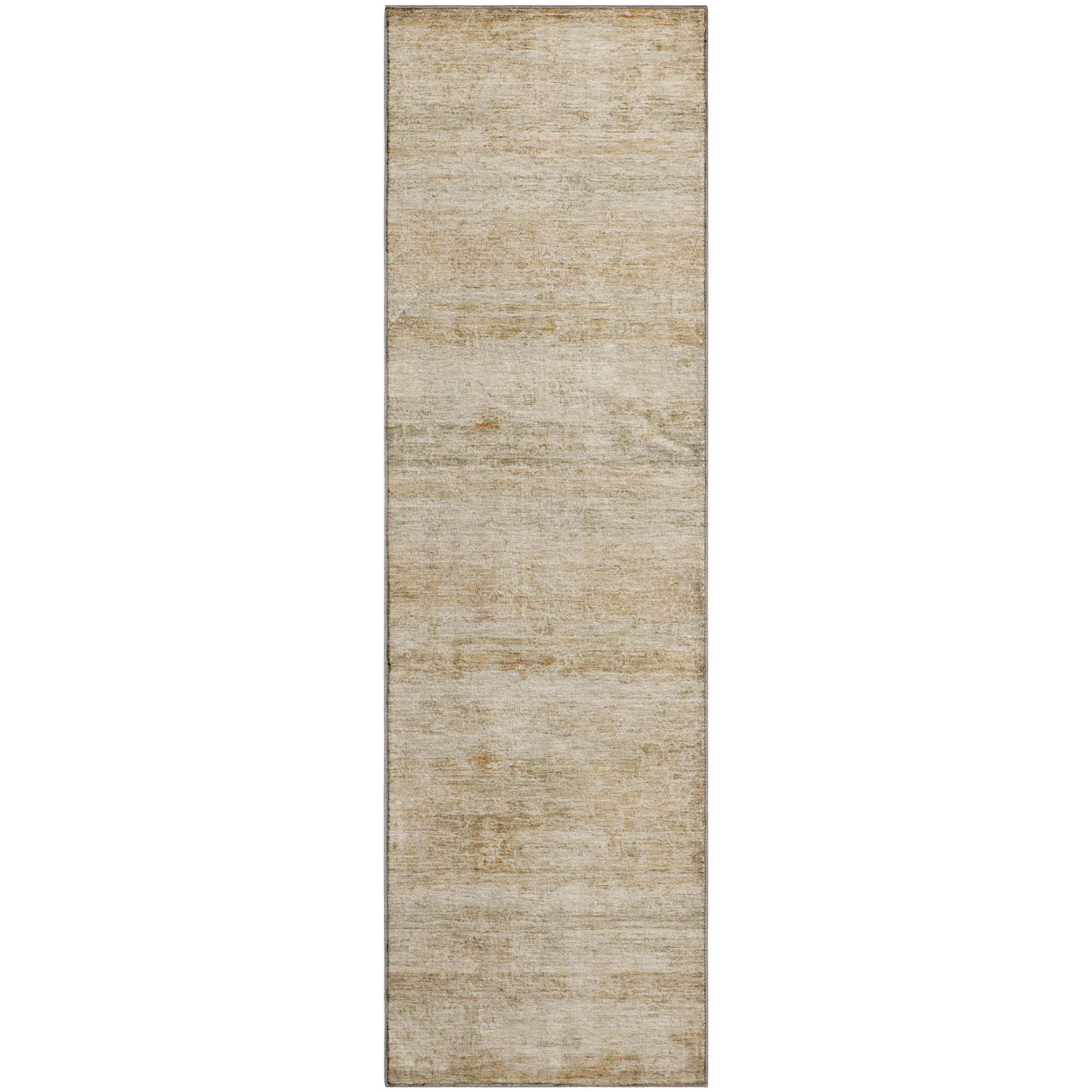 Lucerne Machine Washable Transitional Brown Rug 2'3" x 7'6" #shape_Runner