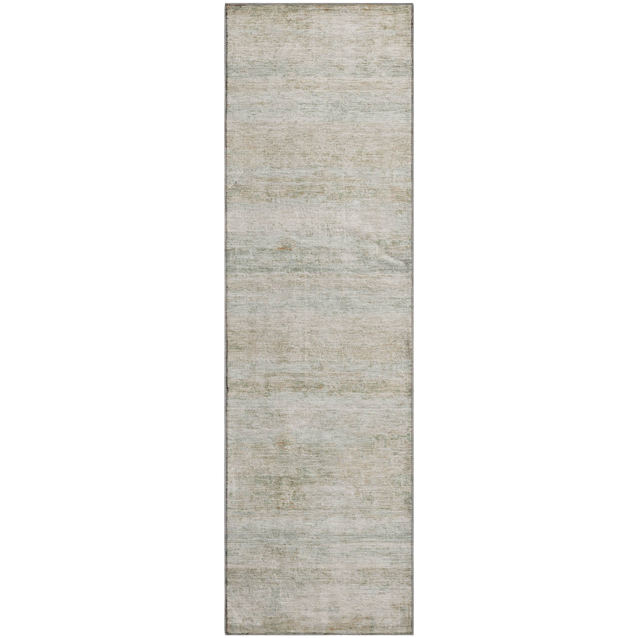Lucerne Machine Washable Transitional Putty Ivory Rug 2'3" x 7'6" #shape_Runner