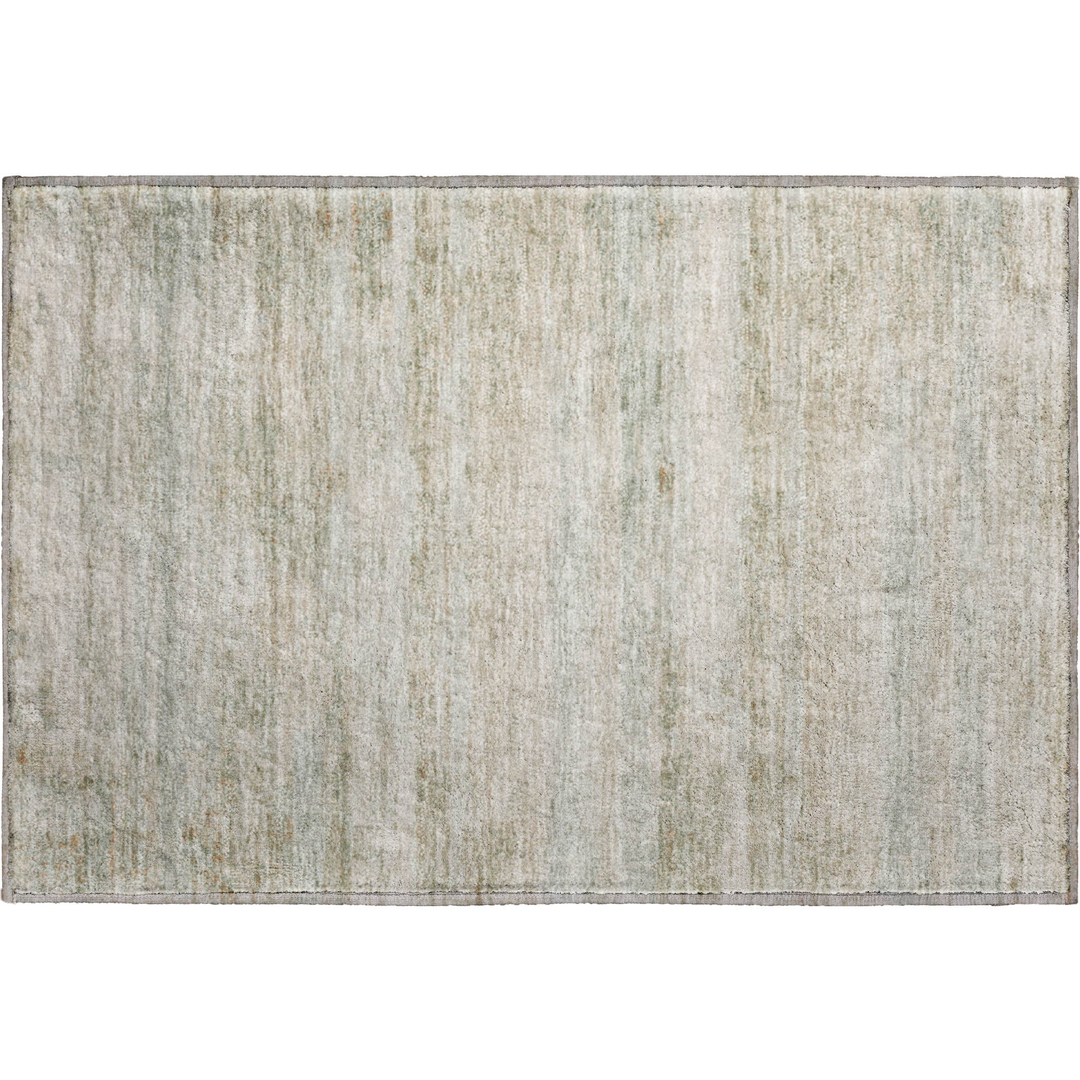 Lucerne Machine Washable Transitional Putty Ivory Rug 1'8" x 2'6" #shape_Rectangle