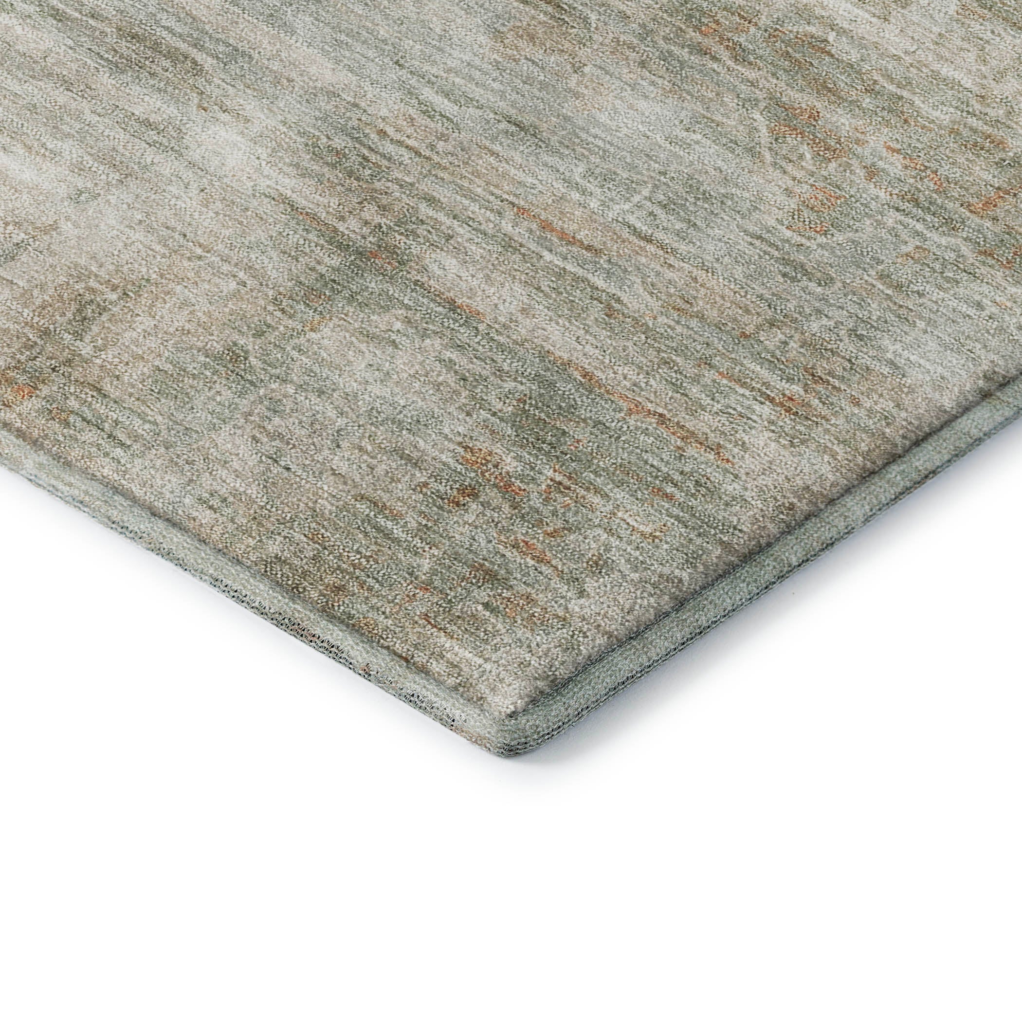 Lucerne Machine Washable Transitional Putty Ivory Rug 1'8" x 2'6" #shape_Rectangle