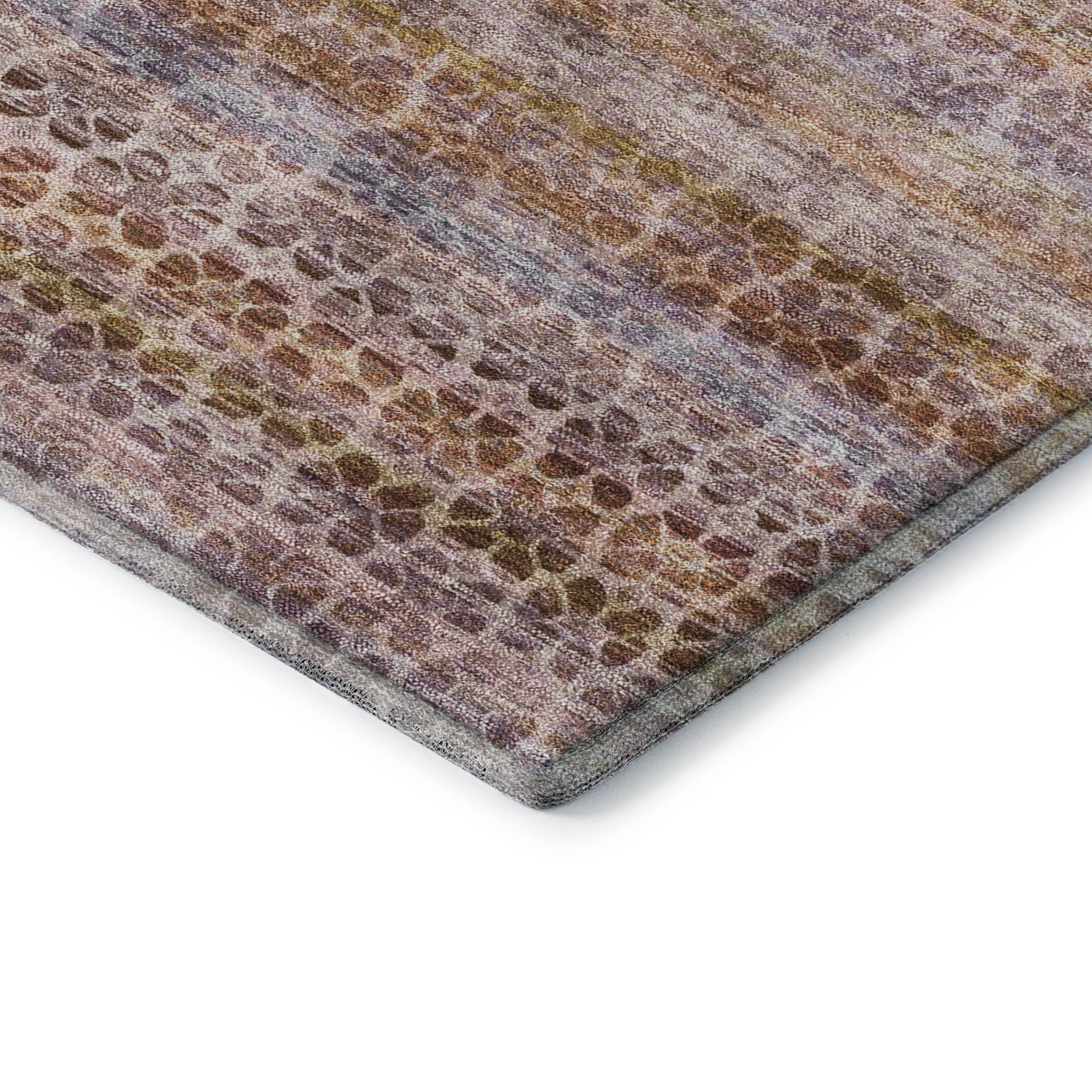 Tbilisi Machine Washable Transitional Khaki Brown Rug 1'8" x 2'6" #shape_Rectangle