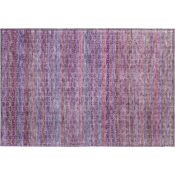 Tbilisi Machine Washable Transitional Purple Rug 1'8" x 2'6"
